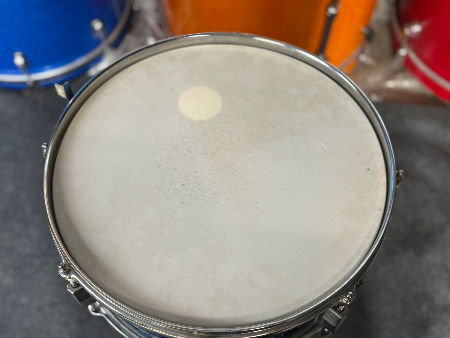 Stencil Vintage Blue Sparkle 5.5x14” Snare 1960s-1970s