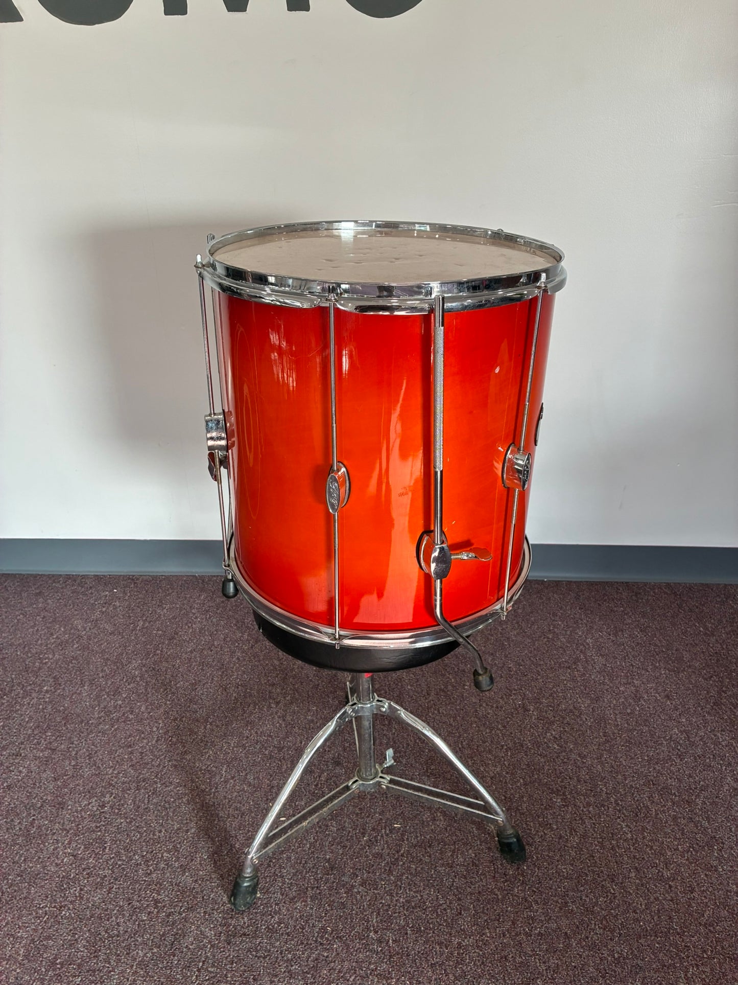 Borg 16"x16" Floor Tom - Orange