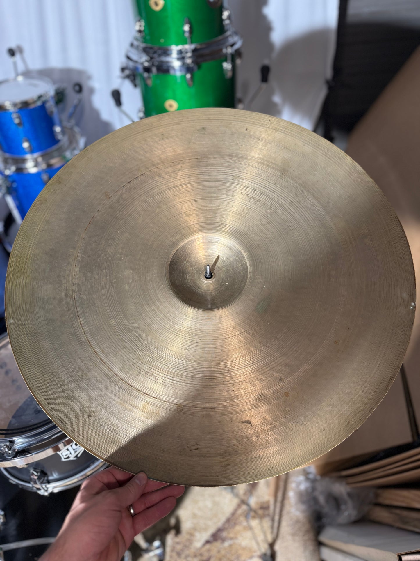 Zildjian 24” Large Block Stamp Vintage 1950s Ride Cymbal