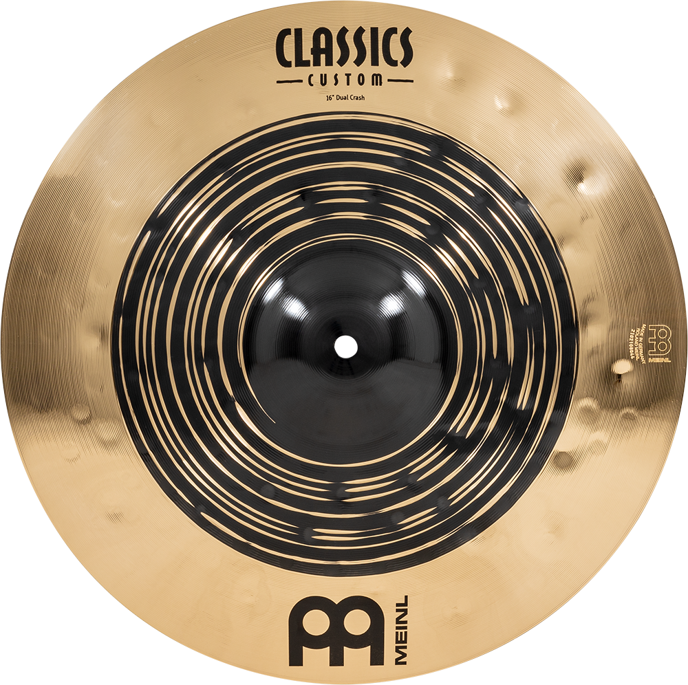 Meinl 16" Classics Custom Dual Crash Cymbal