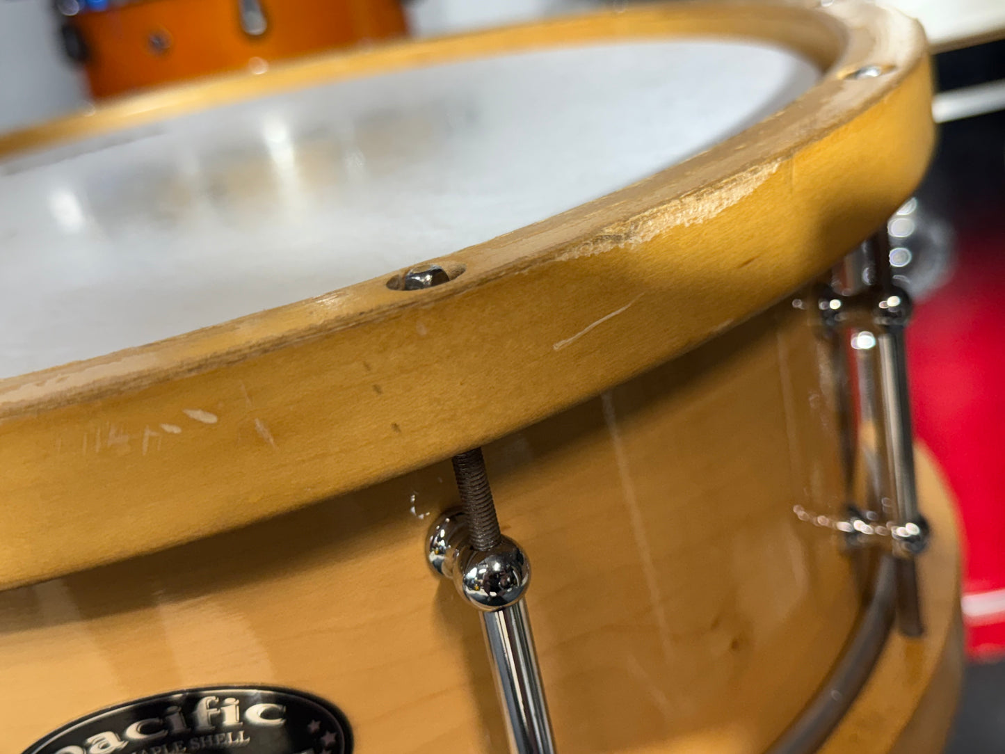 PDP Maple Wood Hoop 5.5x14” Snare, Tube Lugs