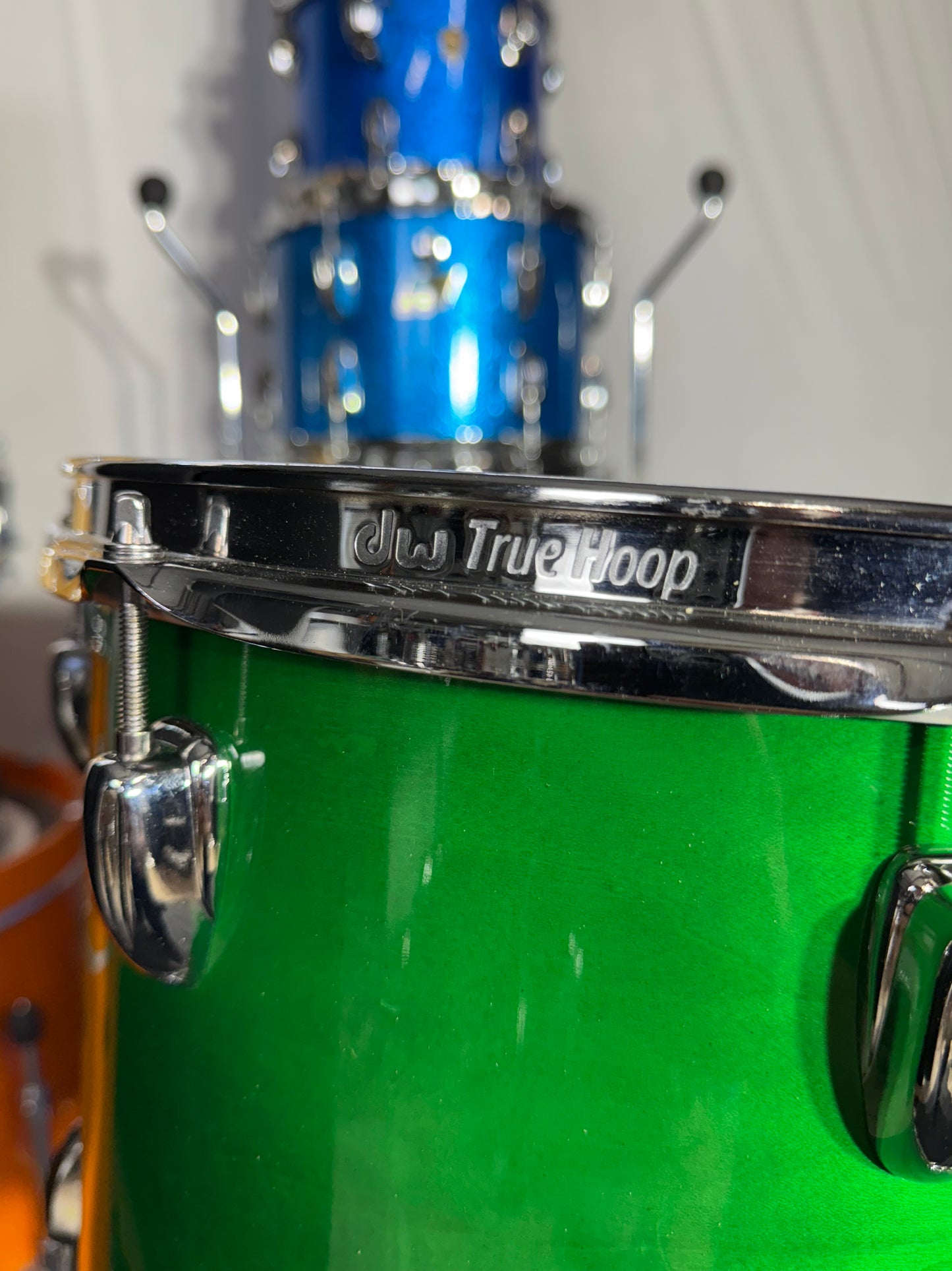 Slingerland Studio King 11x14 Rack Tom, Green, 6-ply