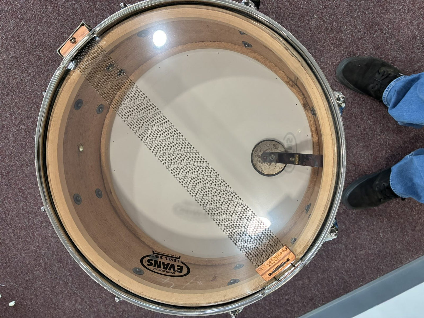 WFL Super Classic Snare Drum 14x5.5" - Sky Blue Pearl