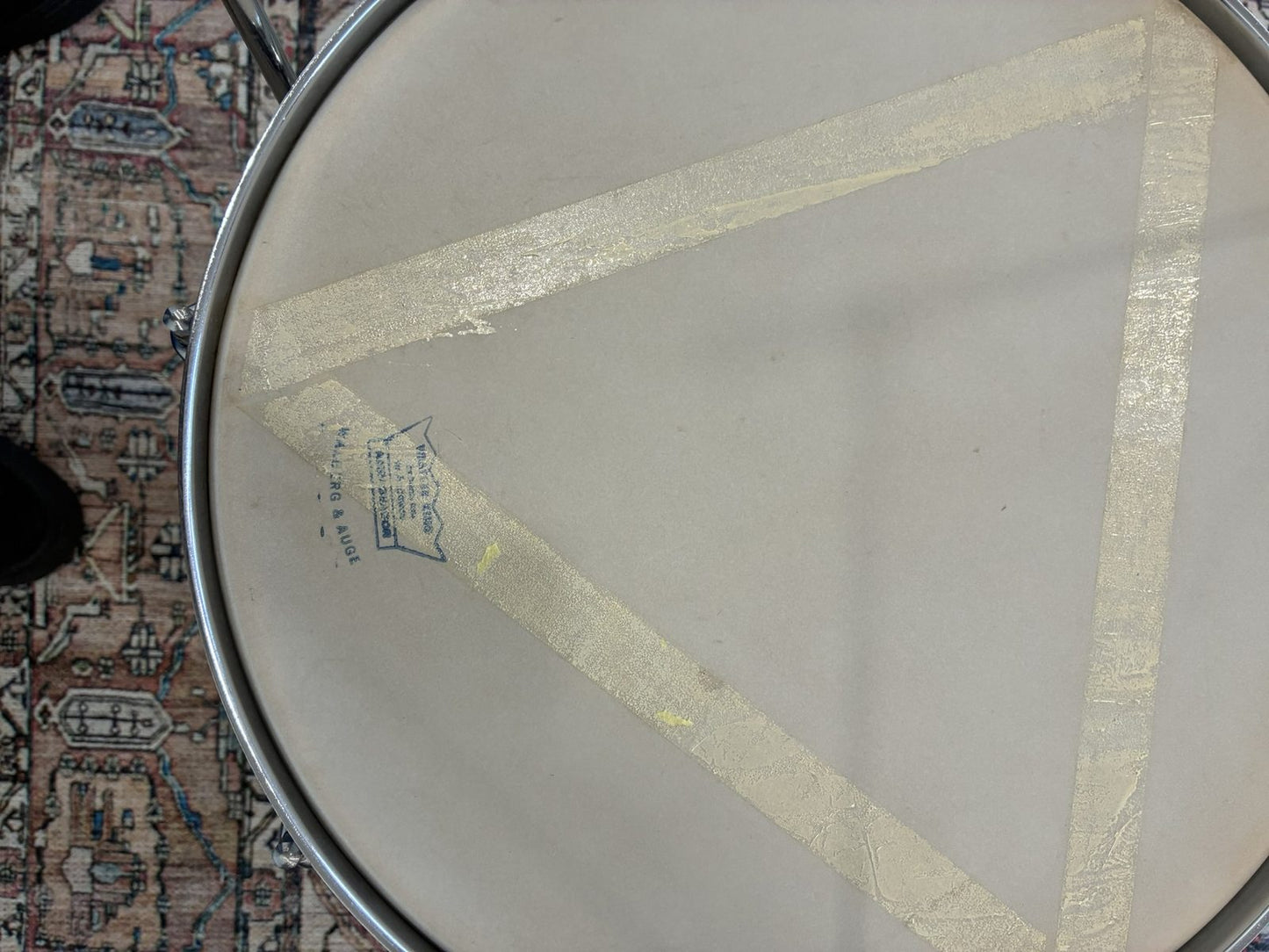 Walberg & Auge 16x16" Floor Tom - White Marine Pearl
