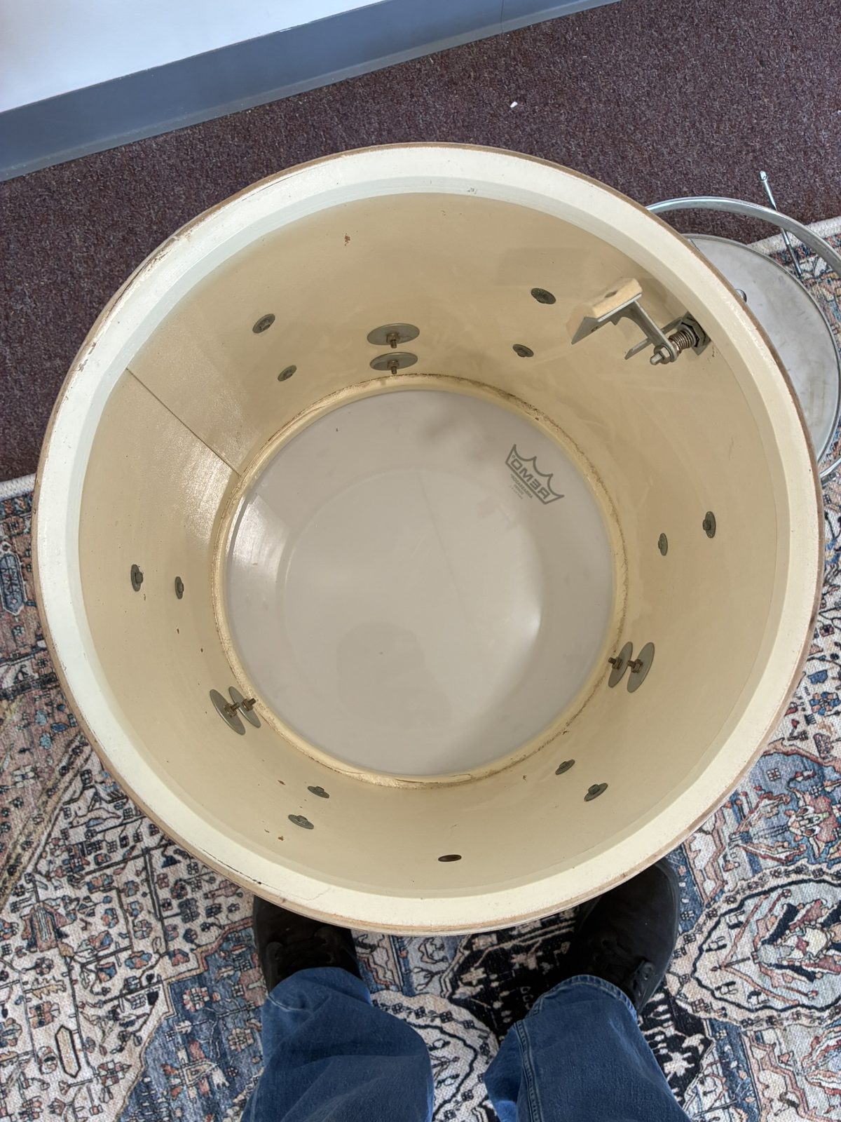 Ludwig Clubdate 14x14" Floor Tom - Gold Sparkle, Keystone Badge (1960s)