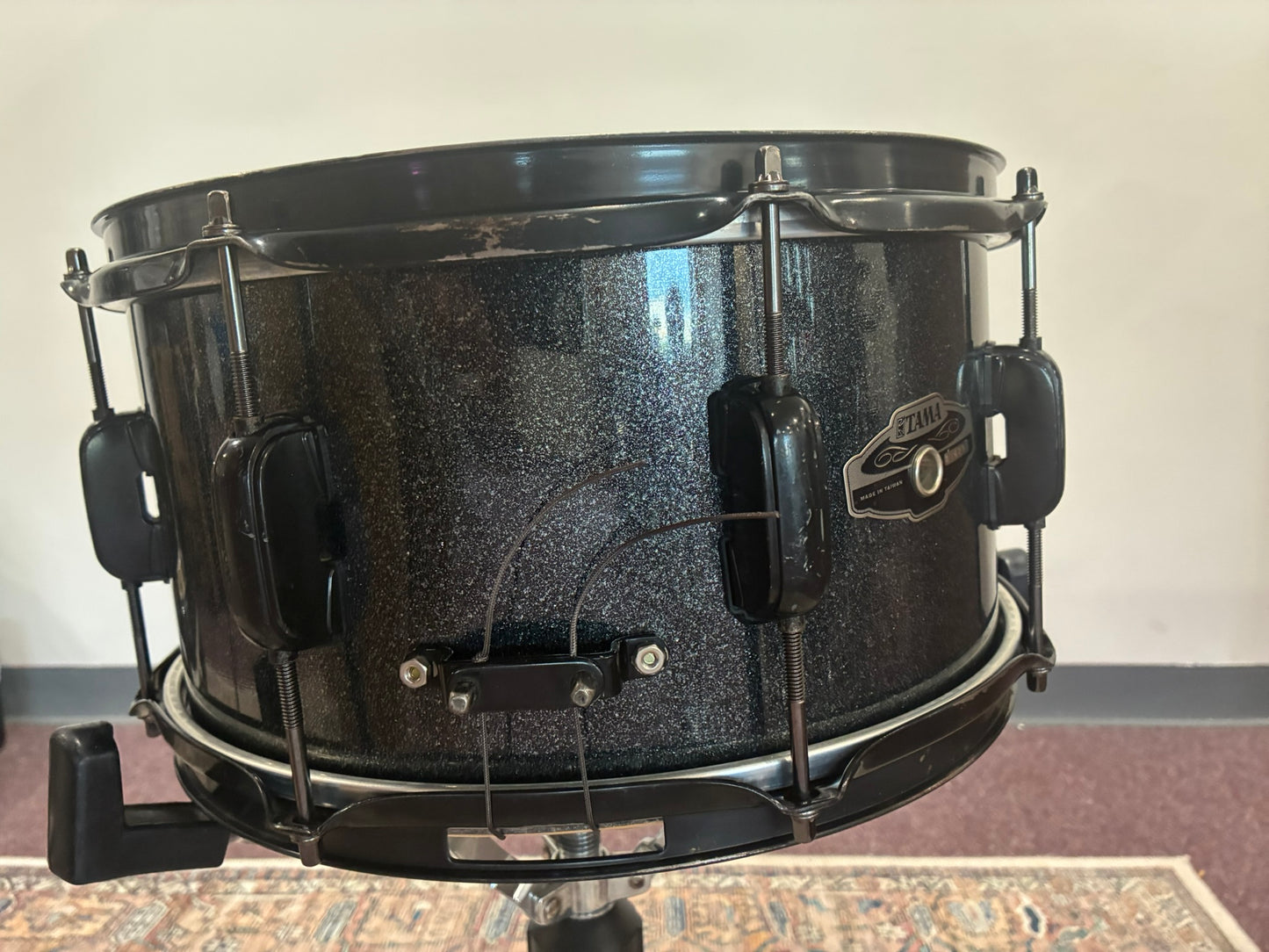 Tama Maple Artstar Special Edition Snare Drum 7x13 - Black Galaxy Sparkle