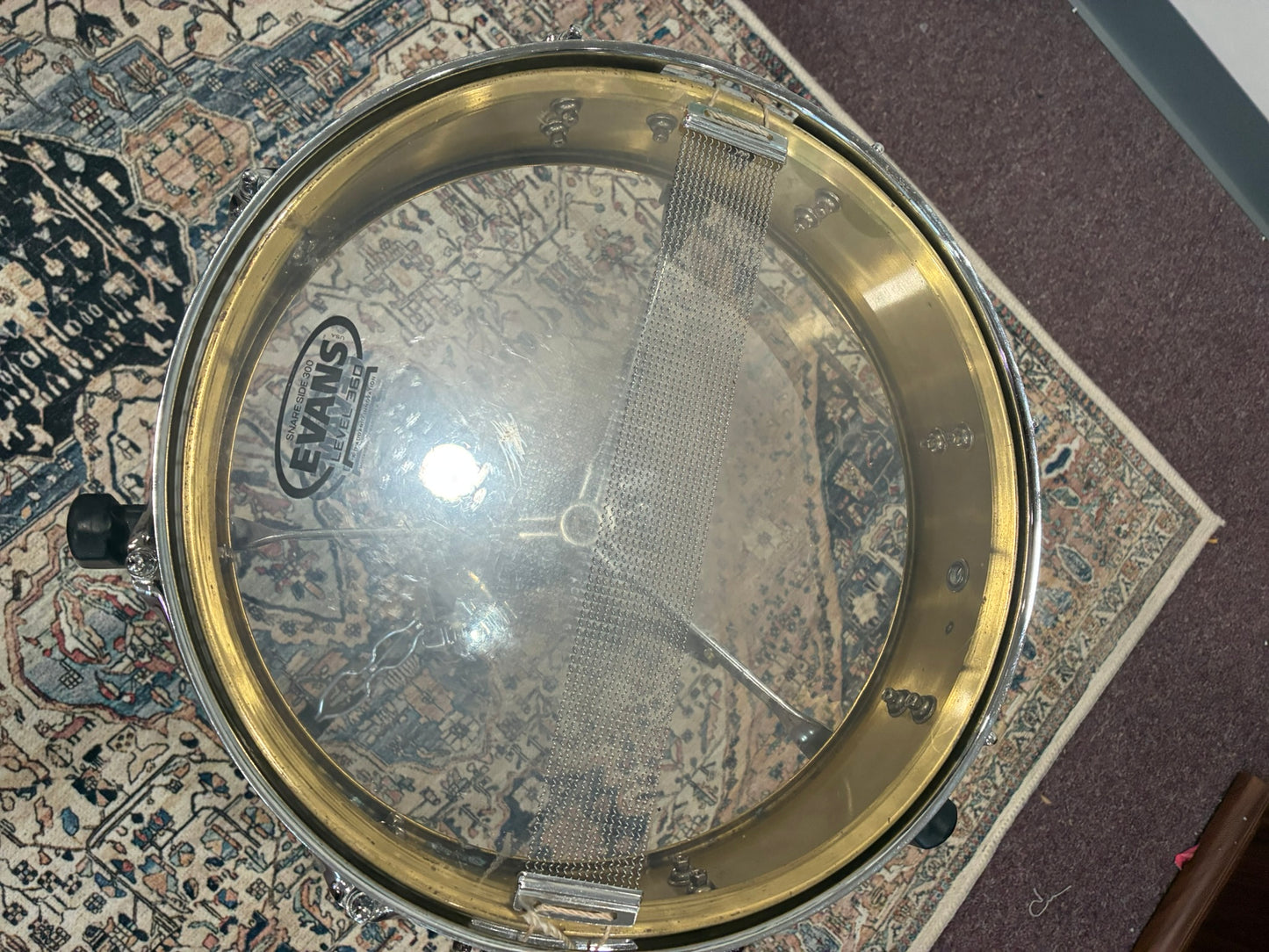 Pearl Brass Piccolo Snare Drum 3x13