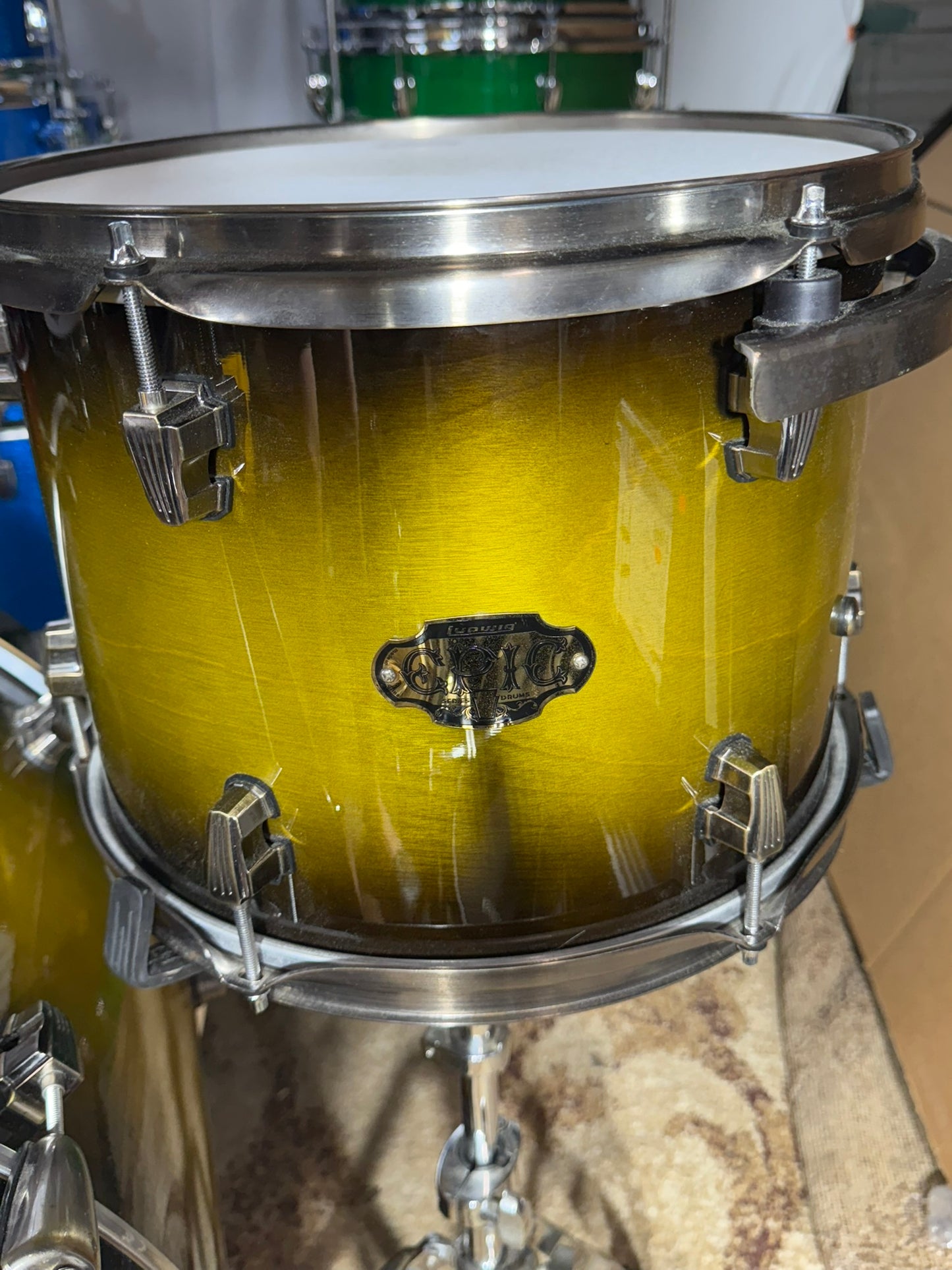 Ludwig Epic Four Piece HUGE Drum Set 24/13/16/18