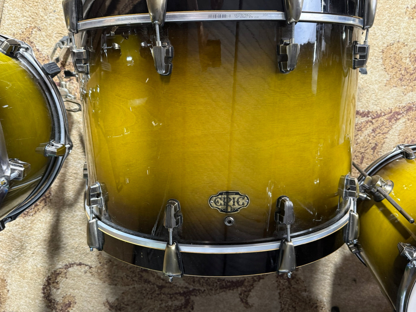Ludwig Epic Four Piece HUGE Drum Set 24/13/16/18