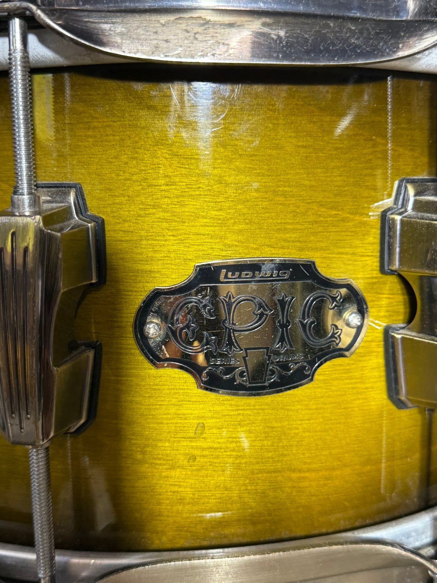 Ludwig Epic 7x14" The Brick 20-ply Birch Snare Drum 2010s - Sunburst