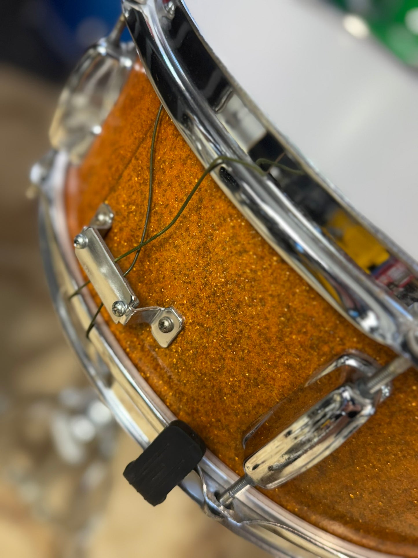 MIJ Orange Sparkle 14x5" Snare