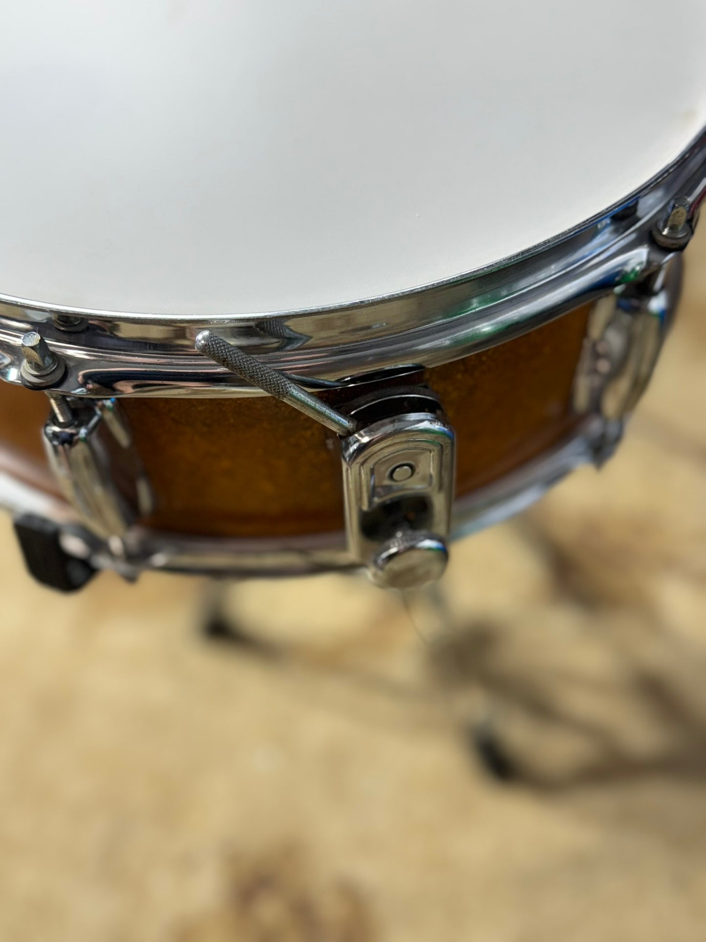 MIJ Orange Sparkle 14x5" Snare