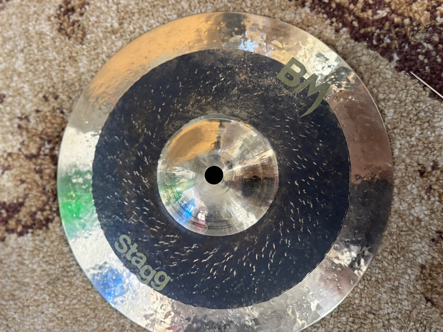 Stagg 10" Black Metal Rock Hi-Hat - Pair