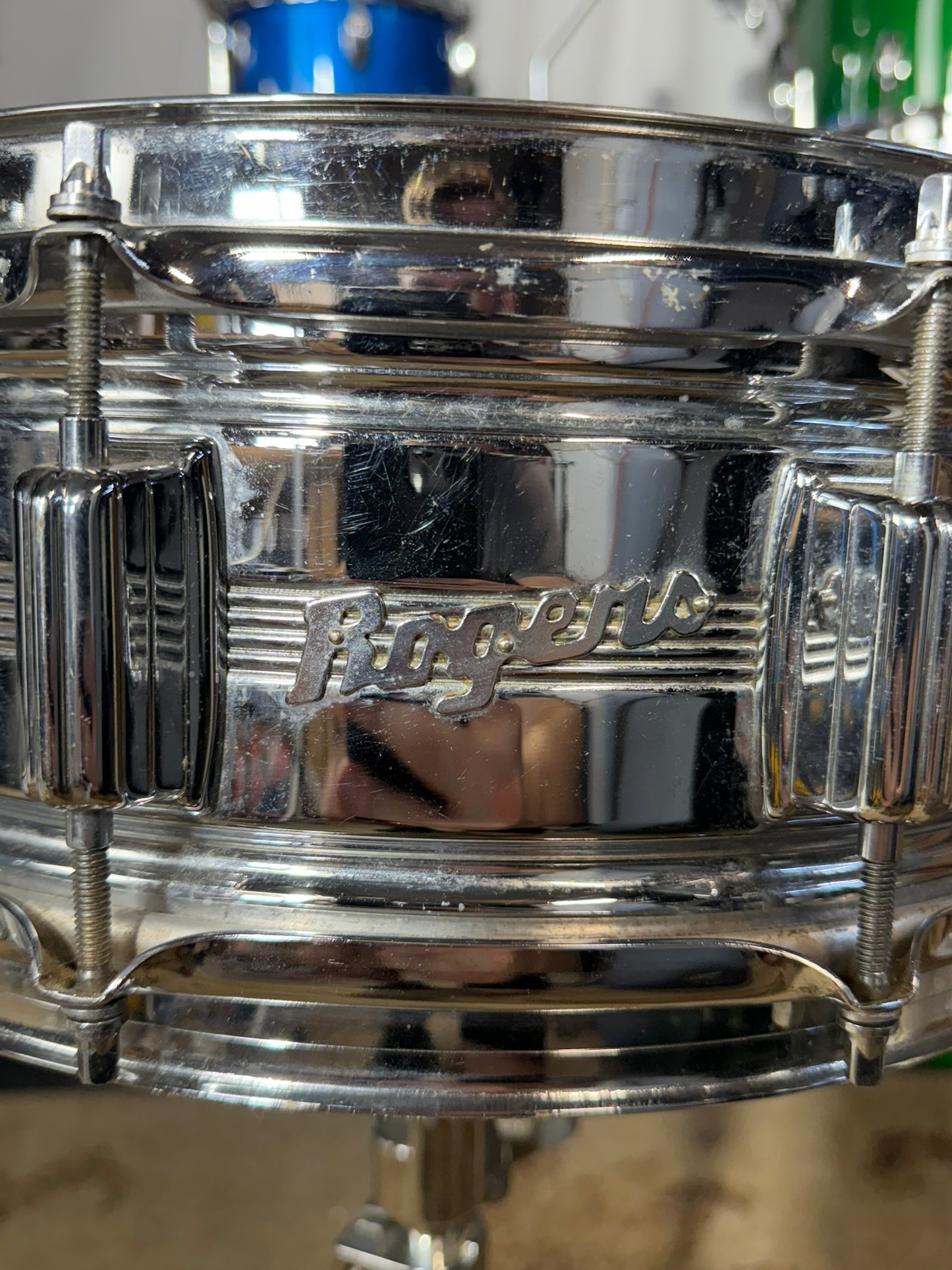 Rogers Dyna-Sonic 5x14" Brass Snare Drum 1970s