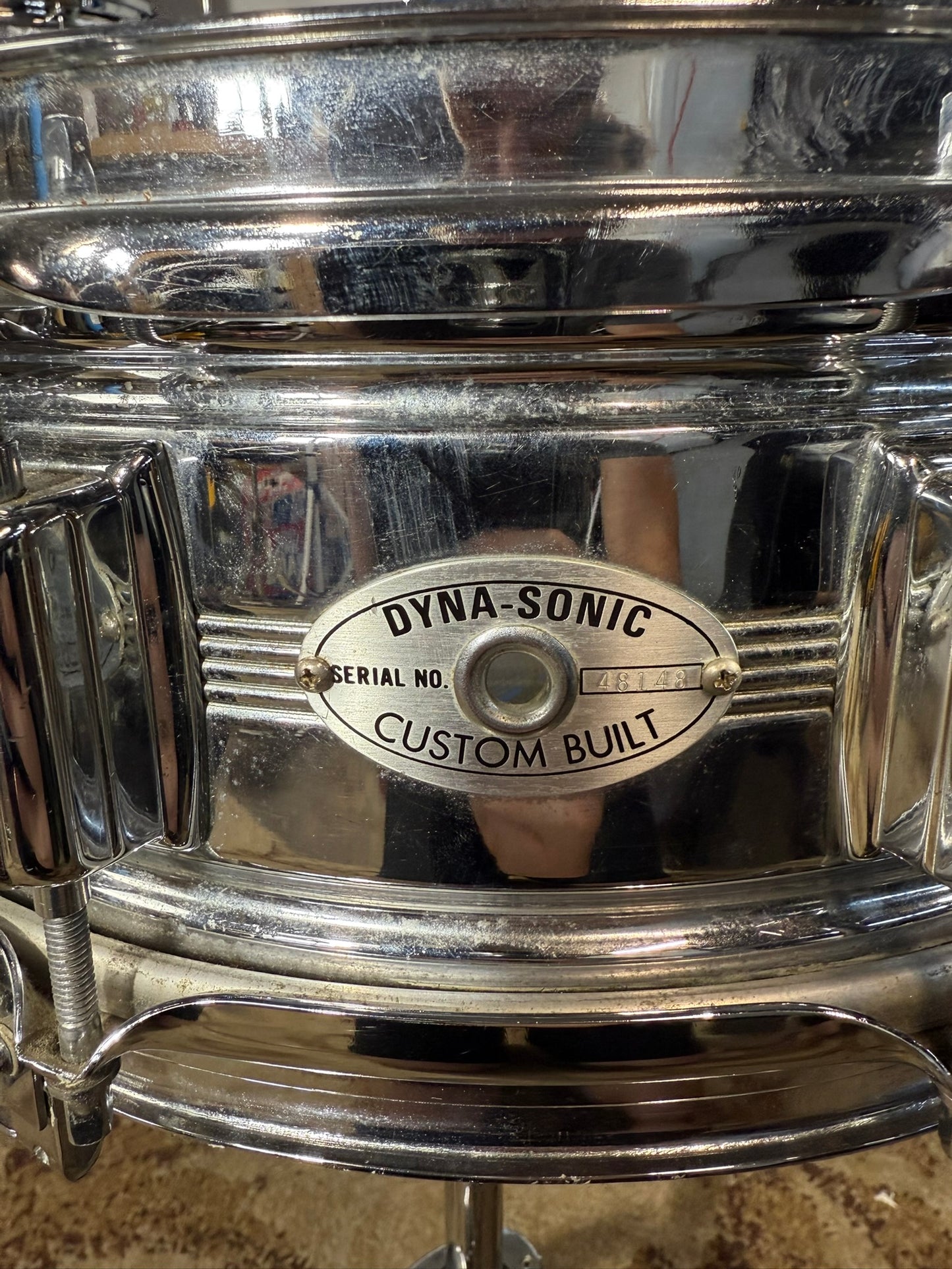 Rogers Dyna-Sonic 5x14" Brass Snare Drum 1970s