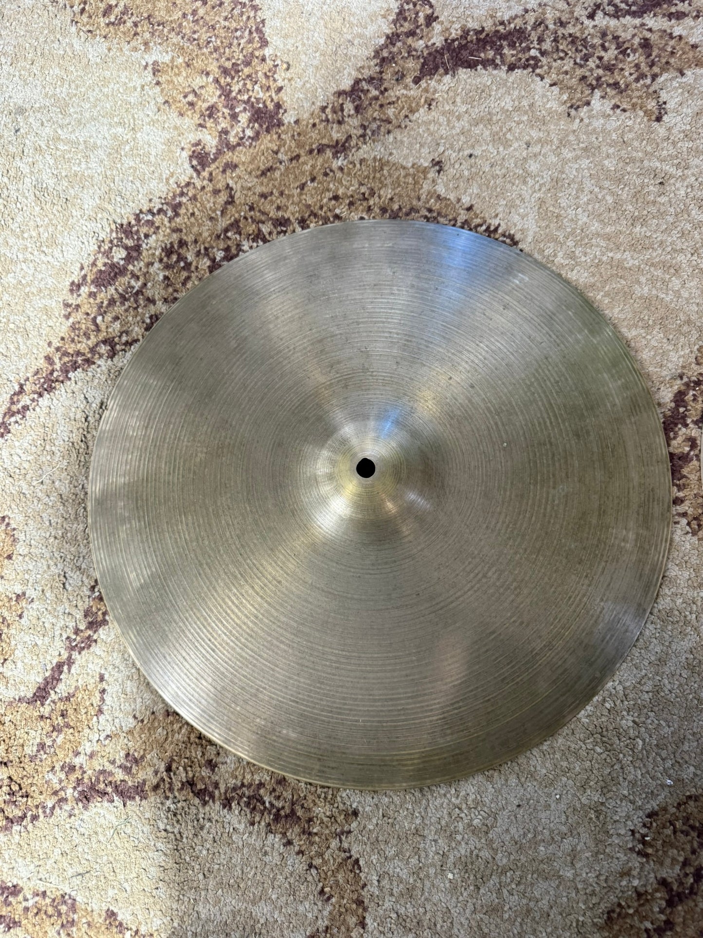 Huge Zildjian 16" Hi Hats Small Stamp Vintage Hi Hats 1950s