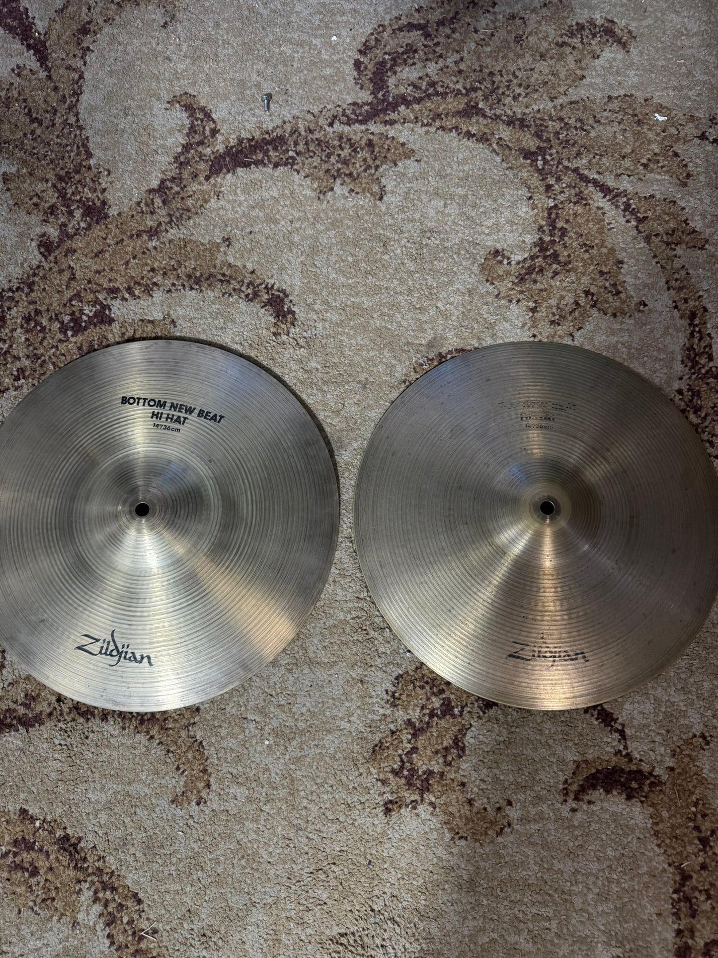 Zildjian 14" A Series New Beat Hi-Hat Cymbals (Pair) Traditional