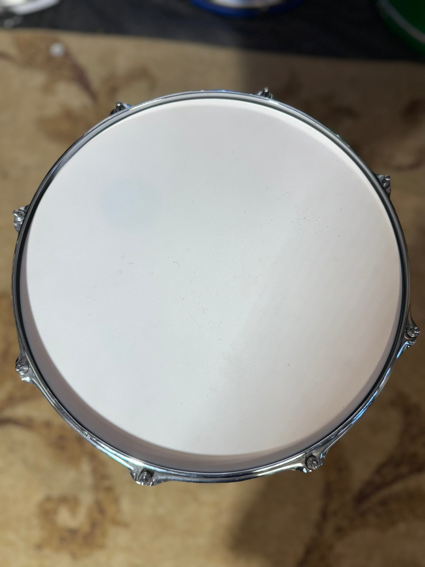Walker Custom Drums 14x7" Red Sparkle Snare Drum