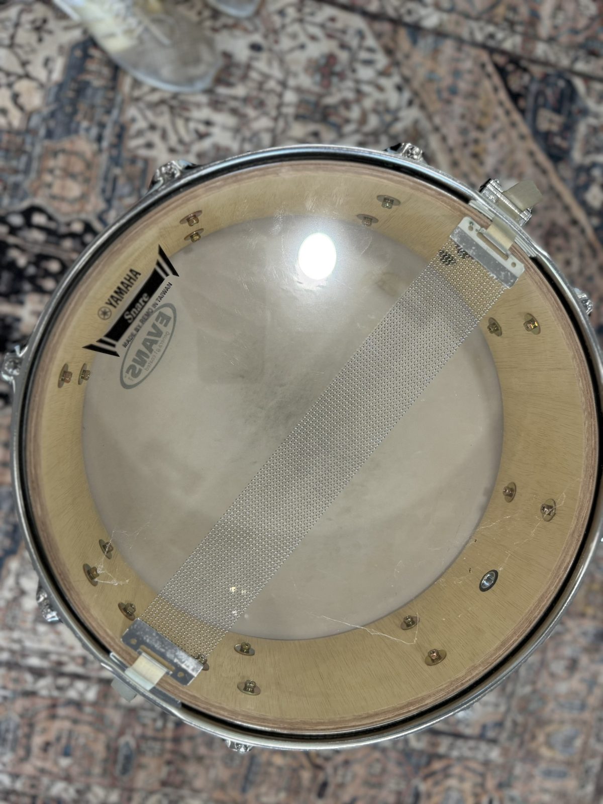 Yamaha Wood Shell 14x5.5" Snare Drum - Purple