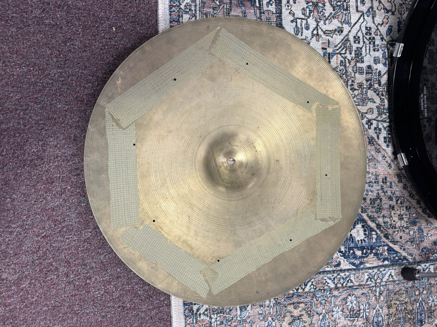 Zildjian Vintage 20 5/16" Small Stamp 1950s Ride Cymbal (2,280g)