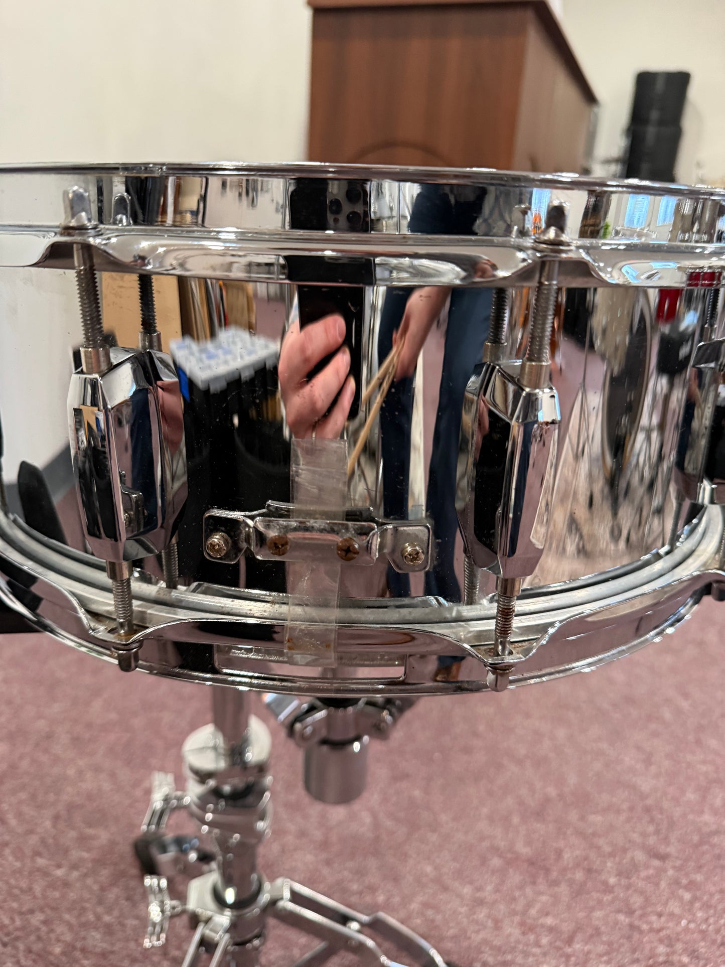 Pearl Steel Shell 14x5.5 Snare Drum