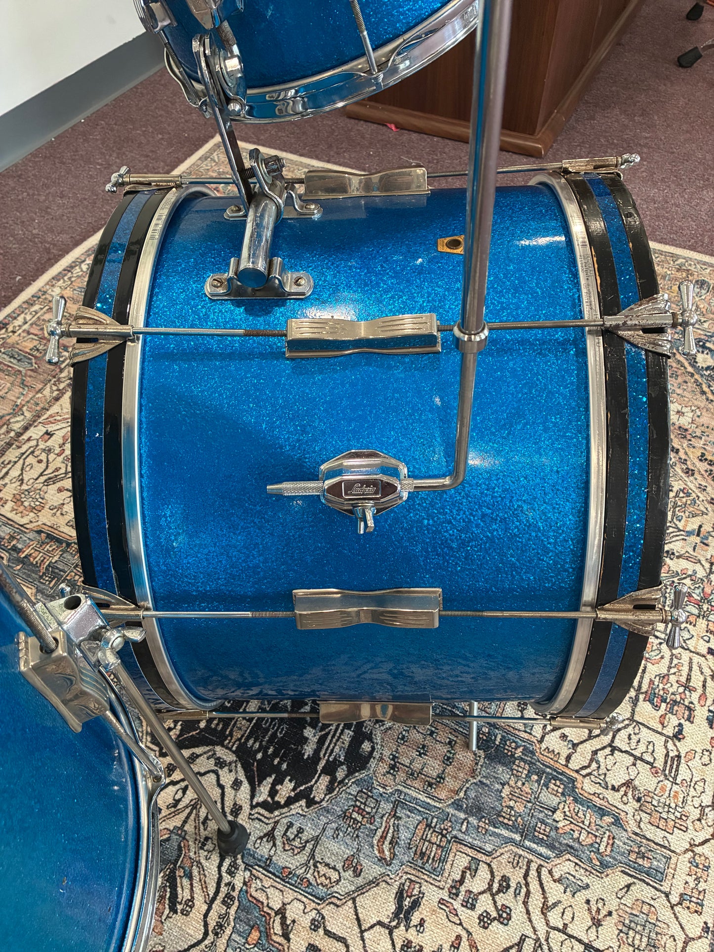 Ludwig 60s Club Date 20/12/15 - Blue Sparkle