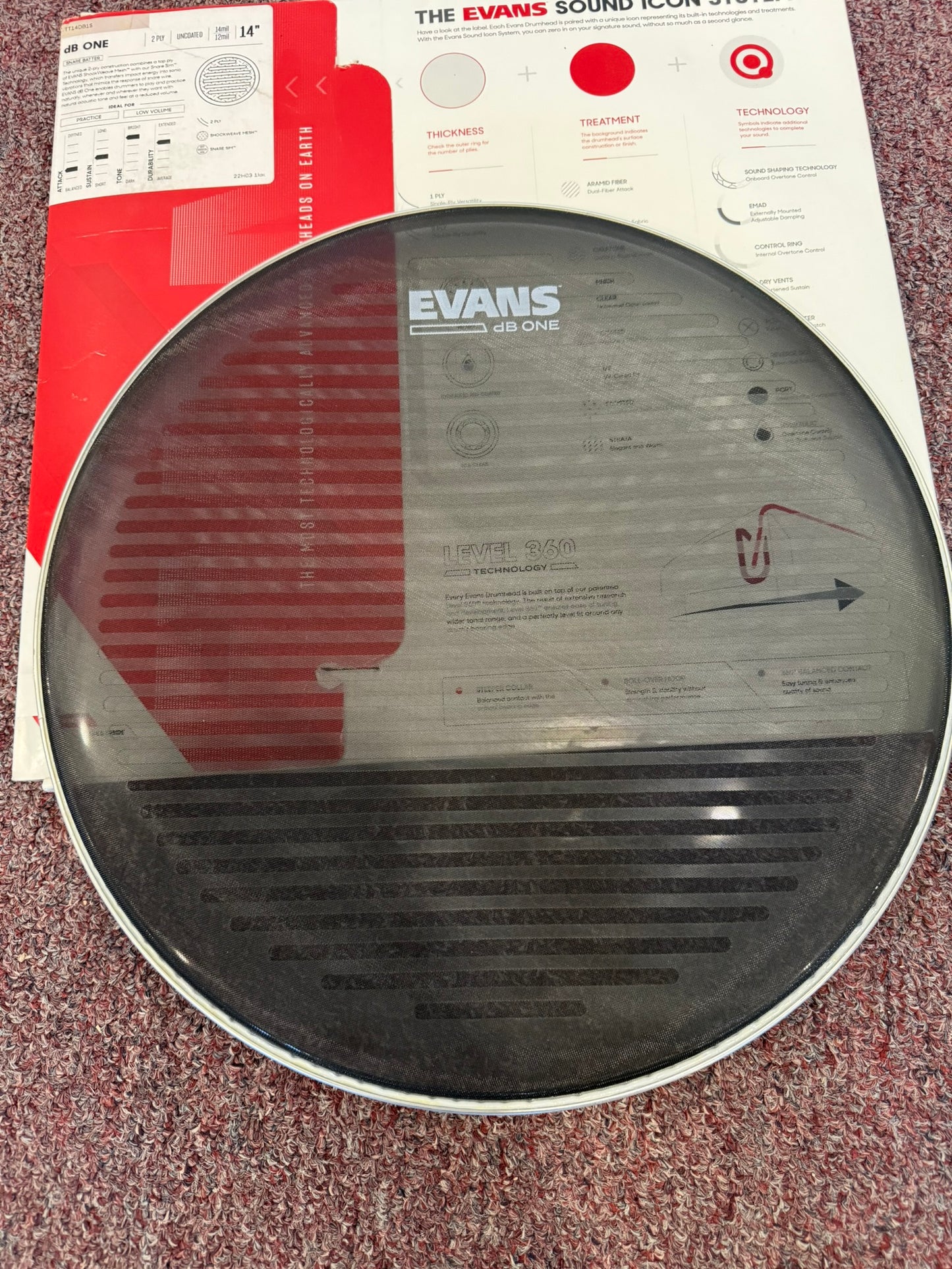 Evans dB One Drum Head