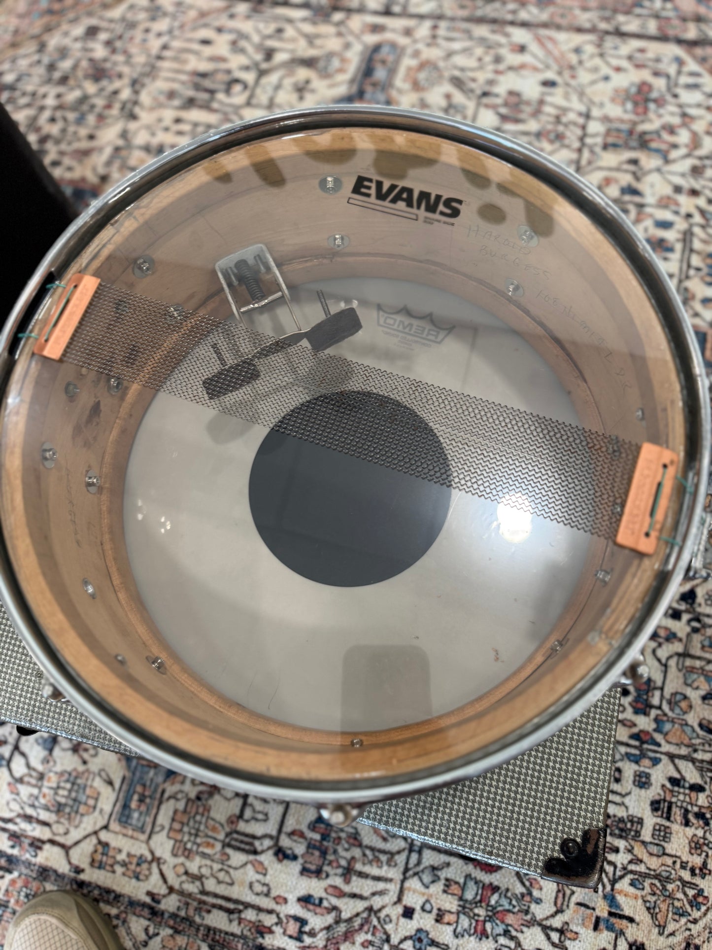 Slingerland Student Radio King 14x5.5 Snare Drum - White Marine Pearl