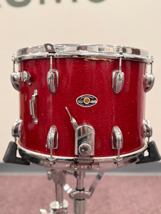 Slingerland 14x10” Marching Snare Red Sparkle