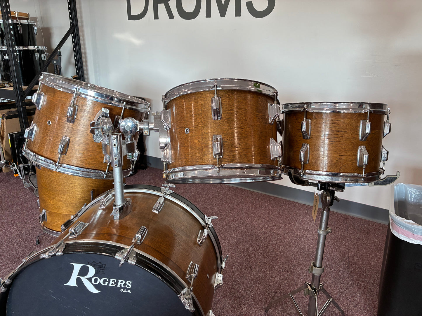 Rogers Big R Drum Set 12x8, 13x9, 14x10, 16x16,22" X 14