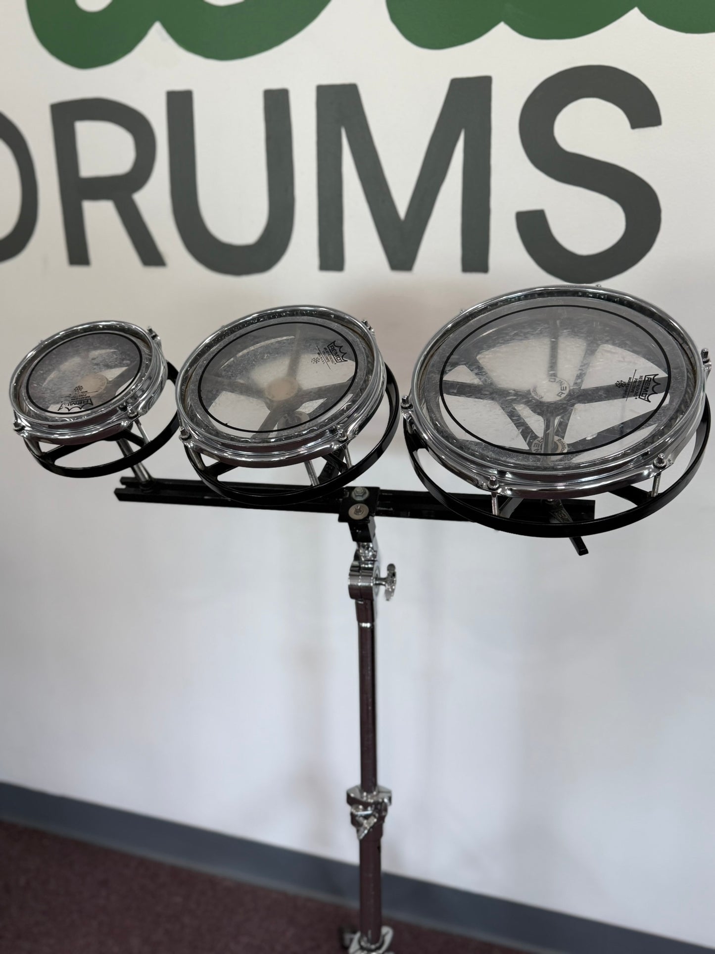 Remo Roto Toms 6", 8", 10" Set with Stand