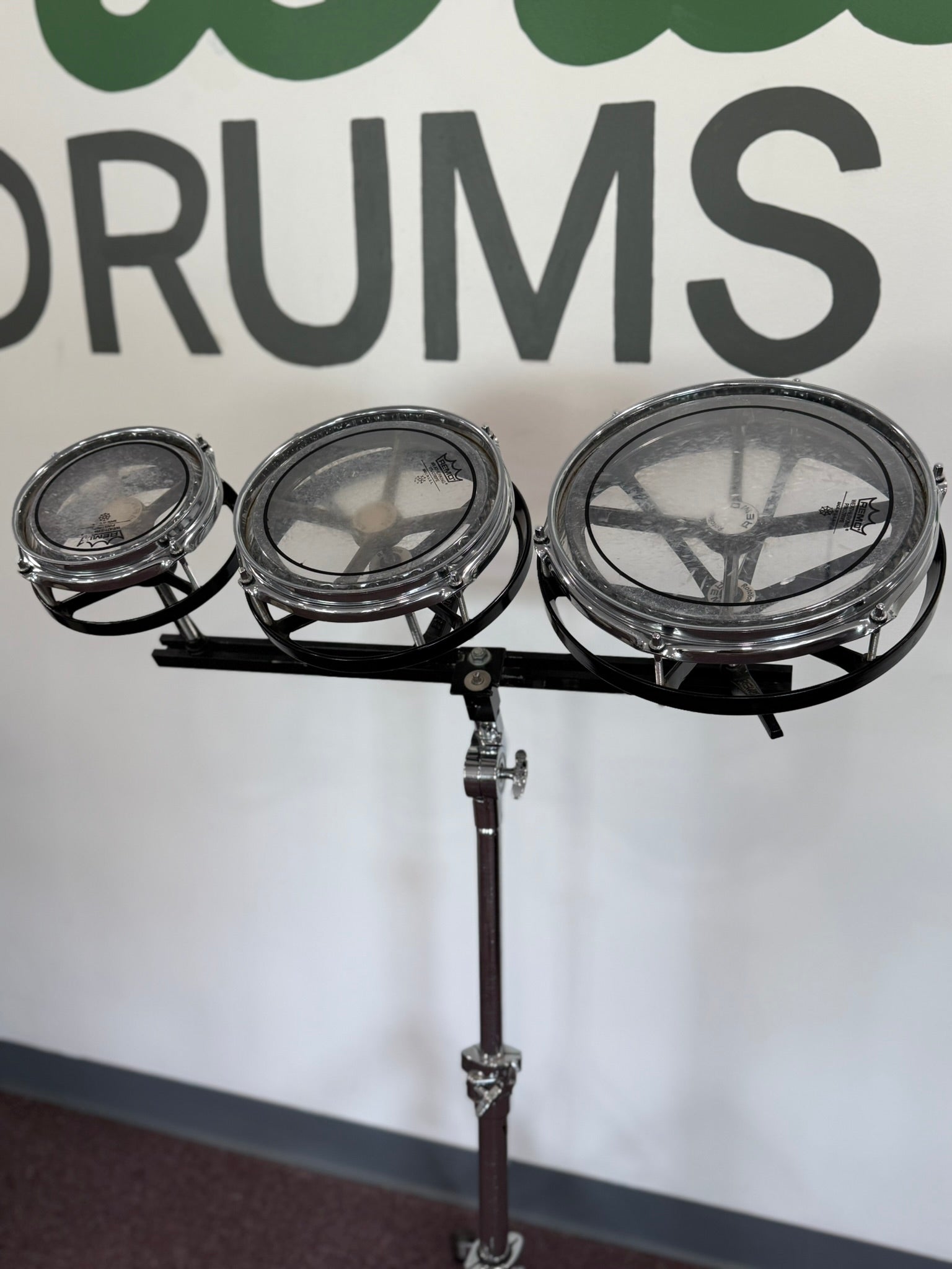 Remo Roto Toms 6", 8", 10" Set with Stand