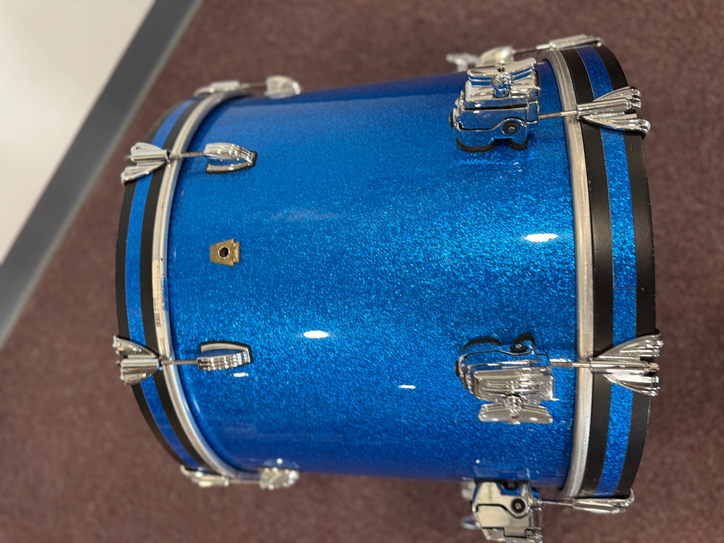 Ludwig Classic Maple 20x16 Bass Drum - Blue Sparkle
