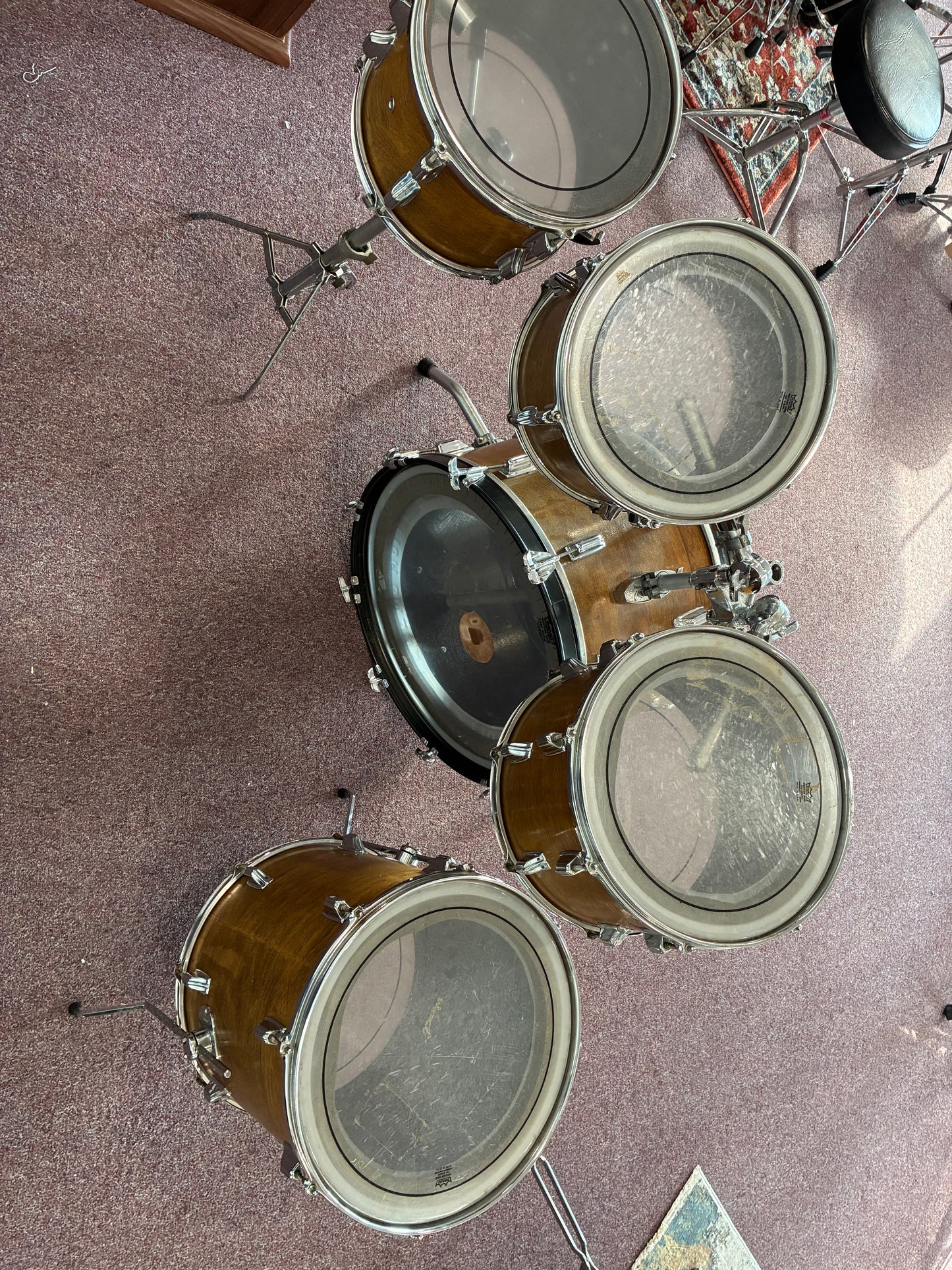 Rogers Big R Drum Set 12x8, 13x9, 14x10, 16x16,22" X 14