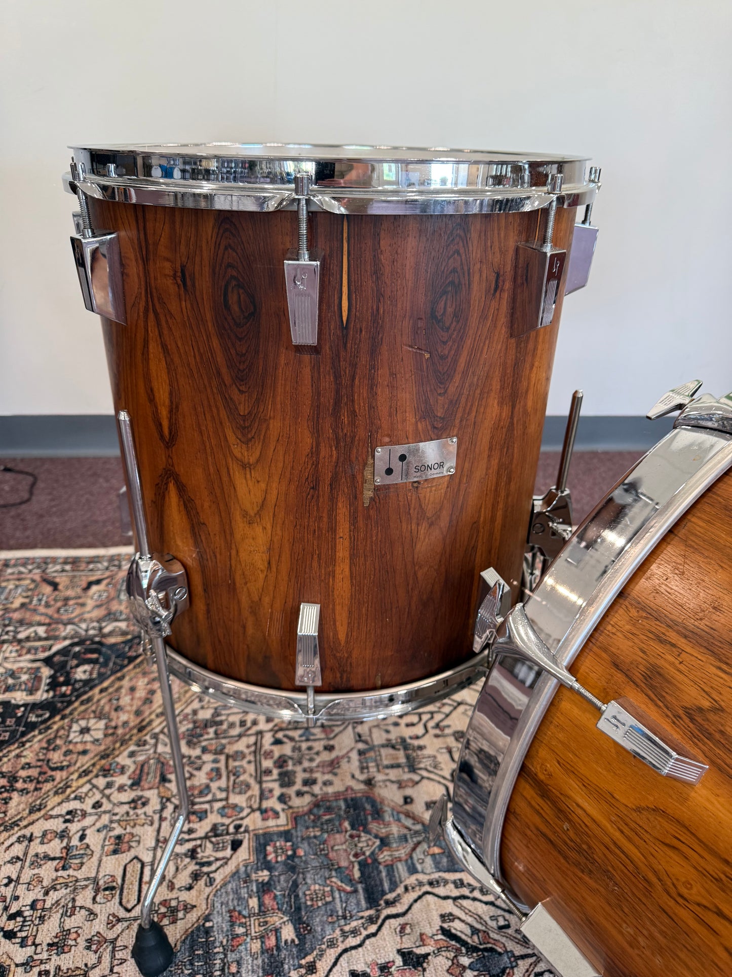 Sonor Champion Rosewood Vintage Drum Set 22 13 16