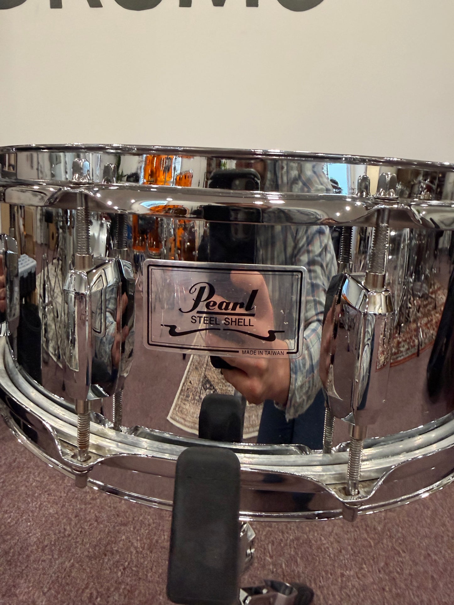 Pearl Steel Shell 14x5.5 Snare Drum