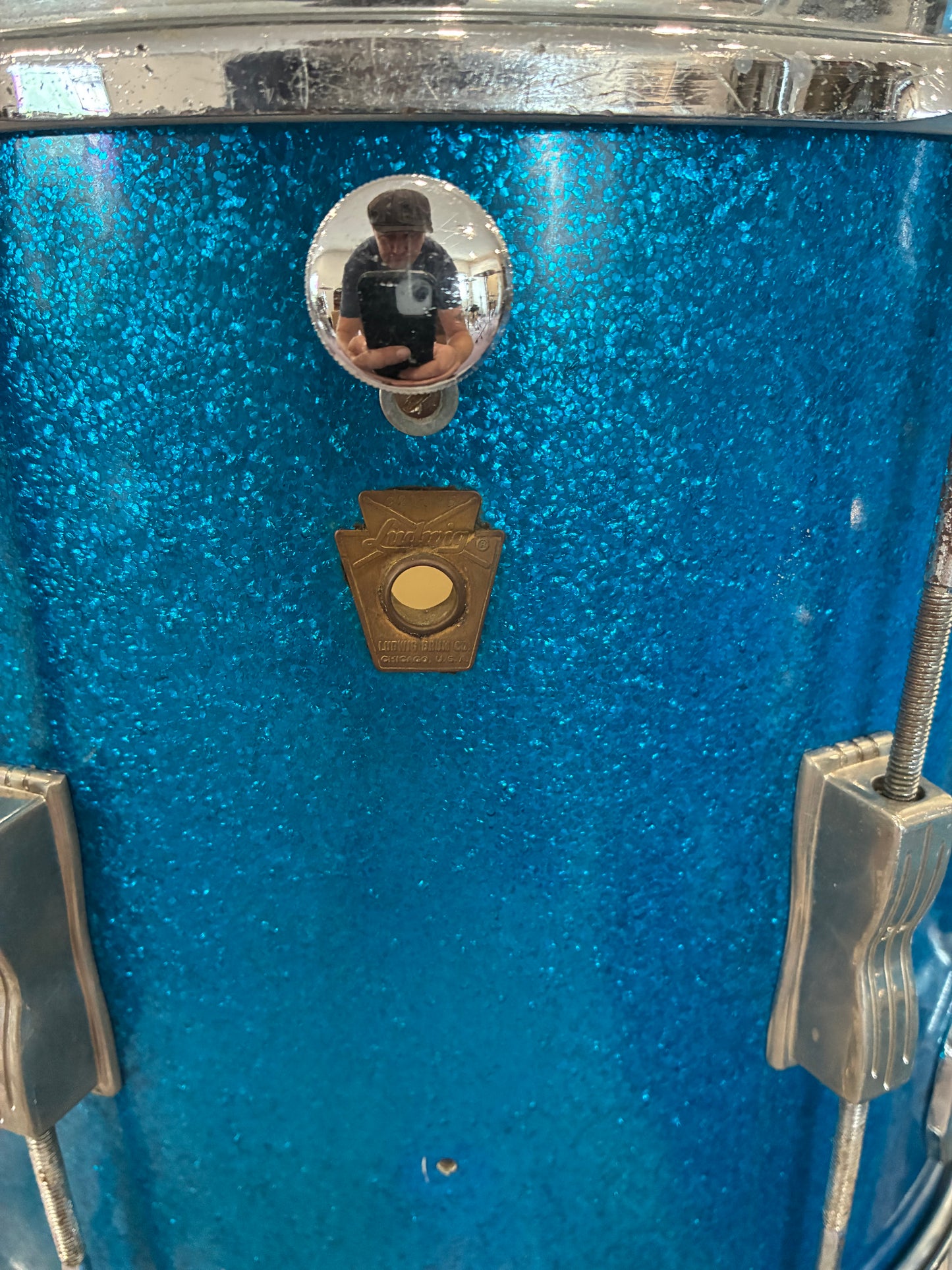 Ludwig 60s Club Date 20/12/15 - Blue Sparkle