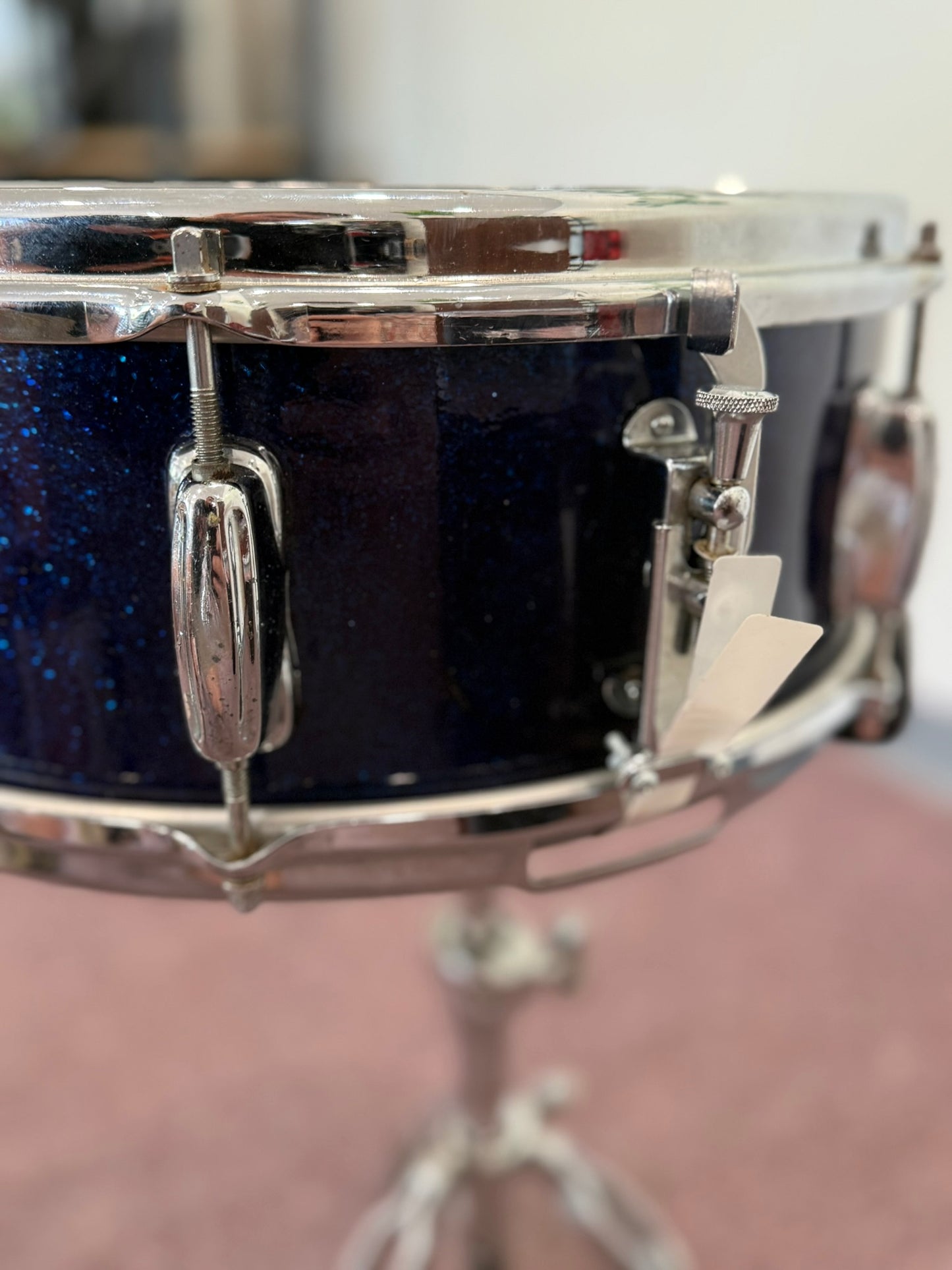 Slingerland Deluxe Student Vintage Snare 14"x5.5" — Blue Sparkle