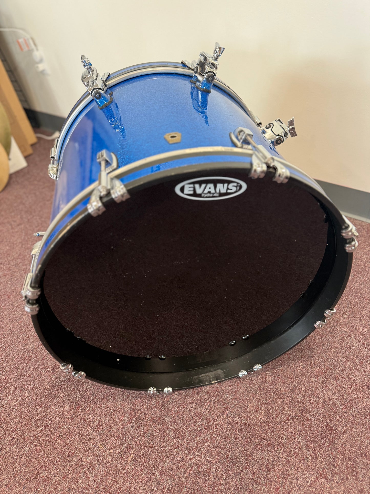 Ludwig Classic Maple 20x16 Bass Drum - Blue Sparkle