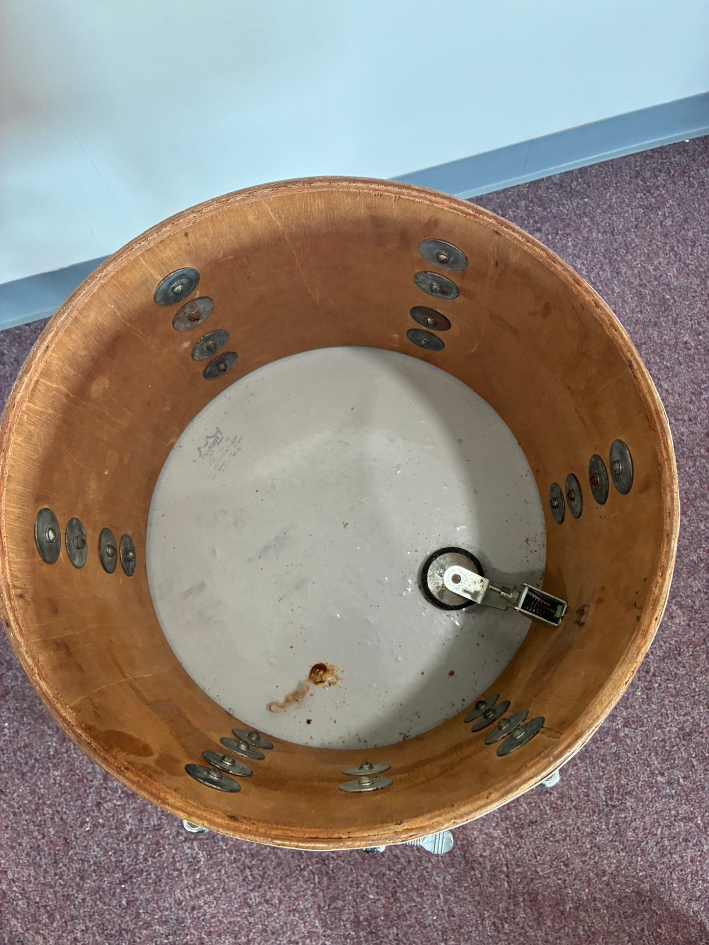 1960s Pearl 13"x8" Tom - White Satin Flame