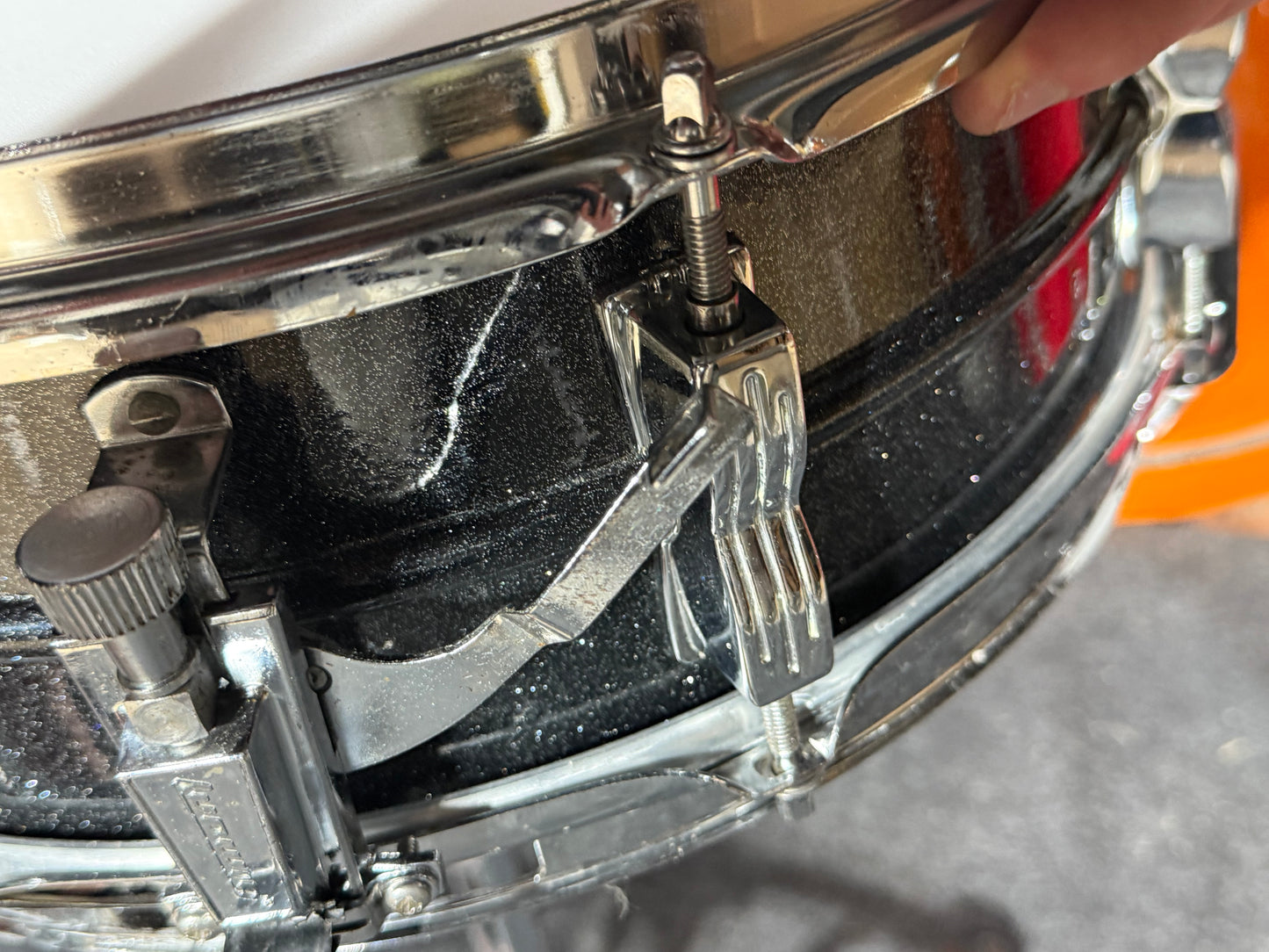 Ludwig Black Galaxy Acrolite 5x14” Snare Drum