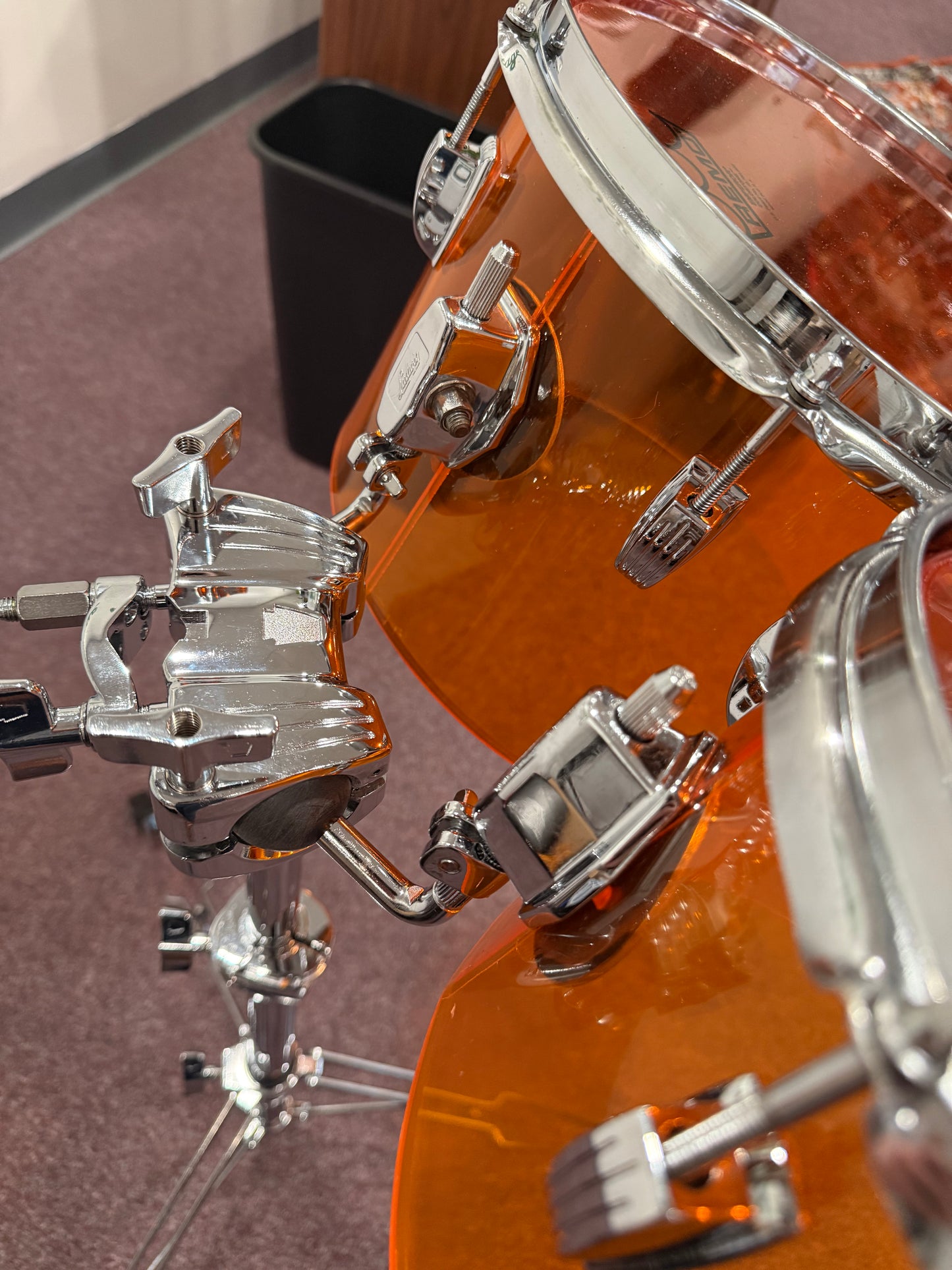Ludwig Vistalite Concert Toms 10 & 12