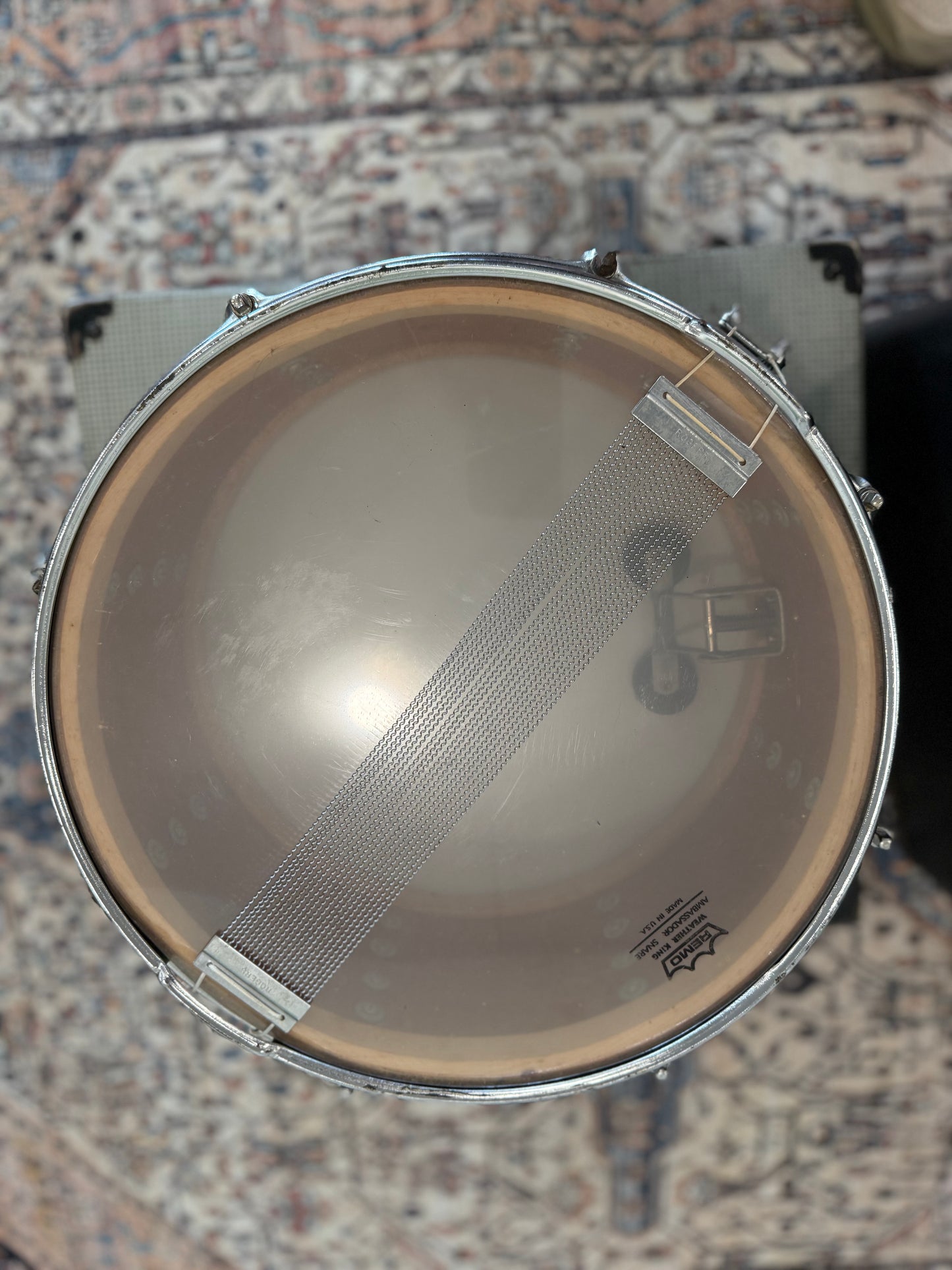 Ludwig-Leedy 14x7 Vintage Snare Drum - White Marine Pearl