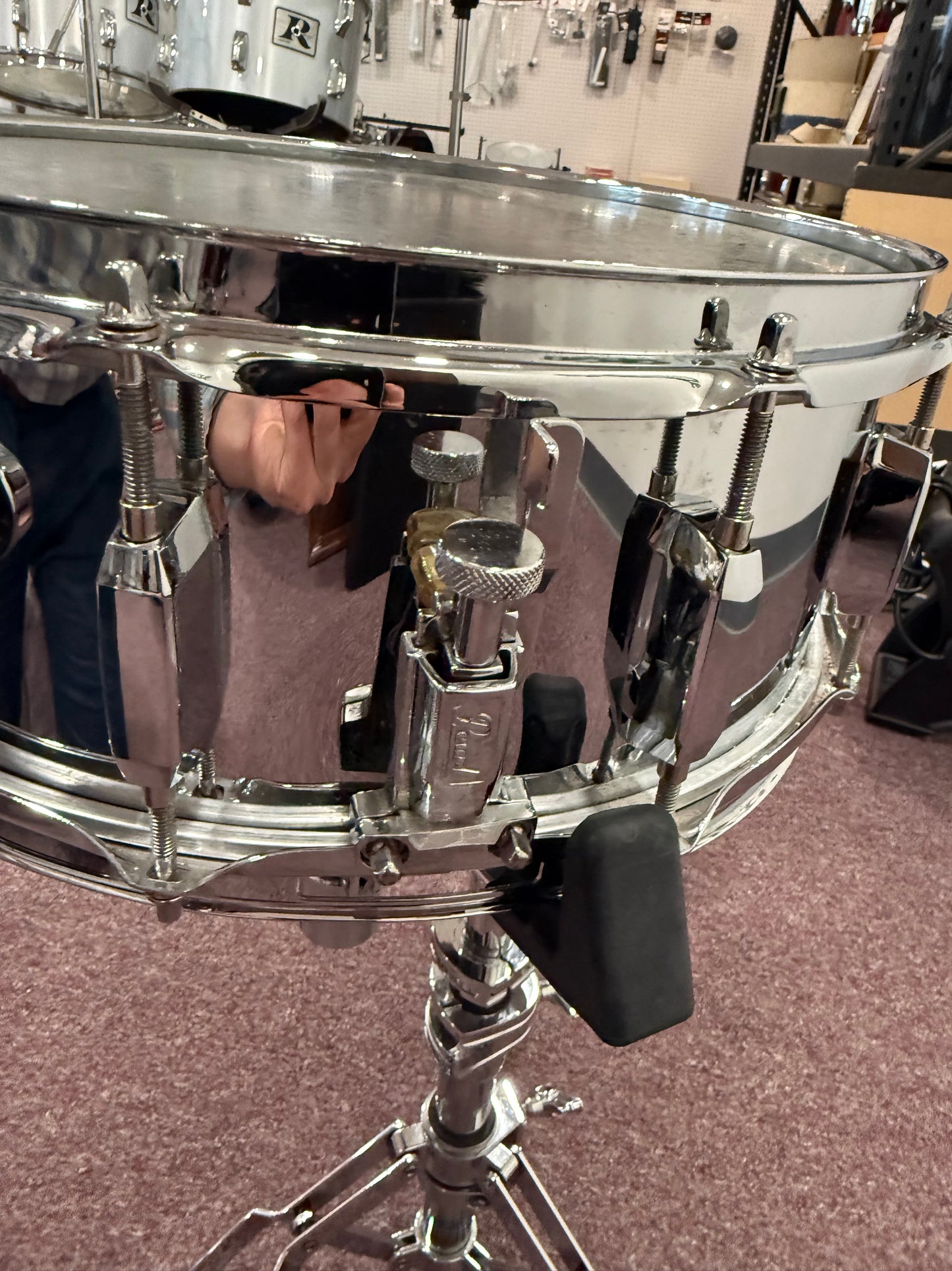 Pearl Steel Shell 14x5.5 Snare Drum