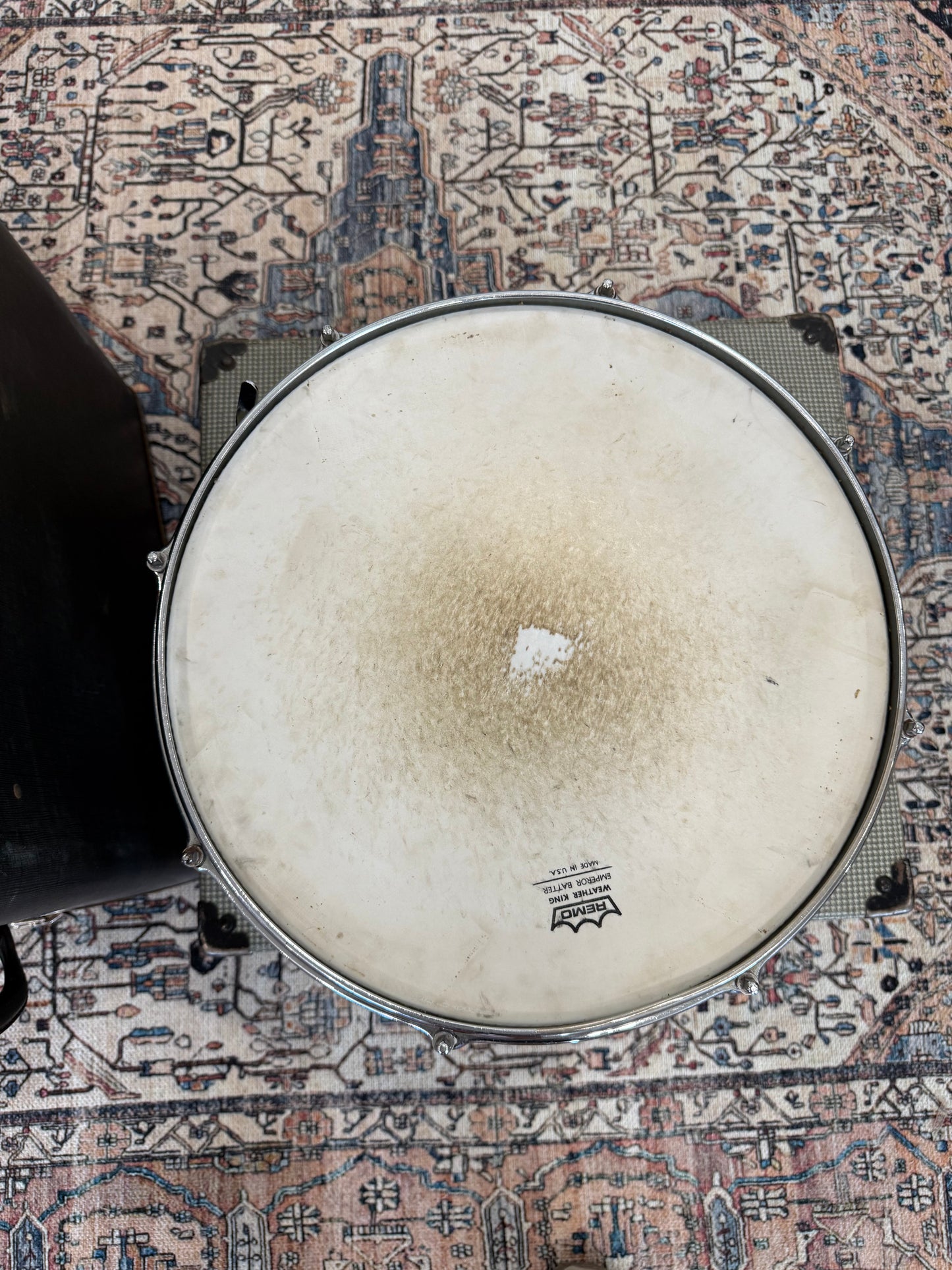 Ludwig-Leedy 14x7 Vintage Snare Drum - White Marine Pearl