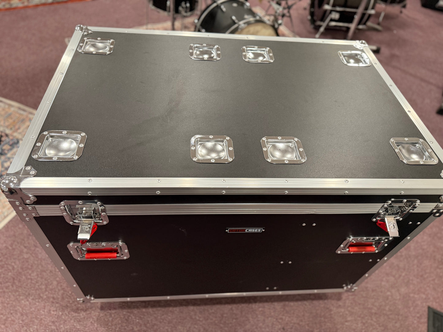 Gator G-TOURTRK4530HS Truck Pack Trunk 45x30x30" with Dividers and Casters