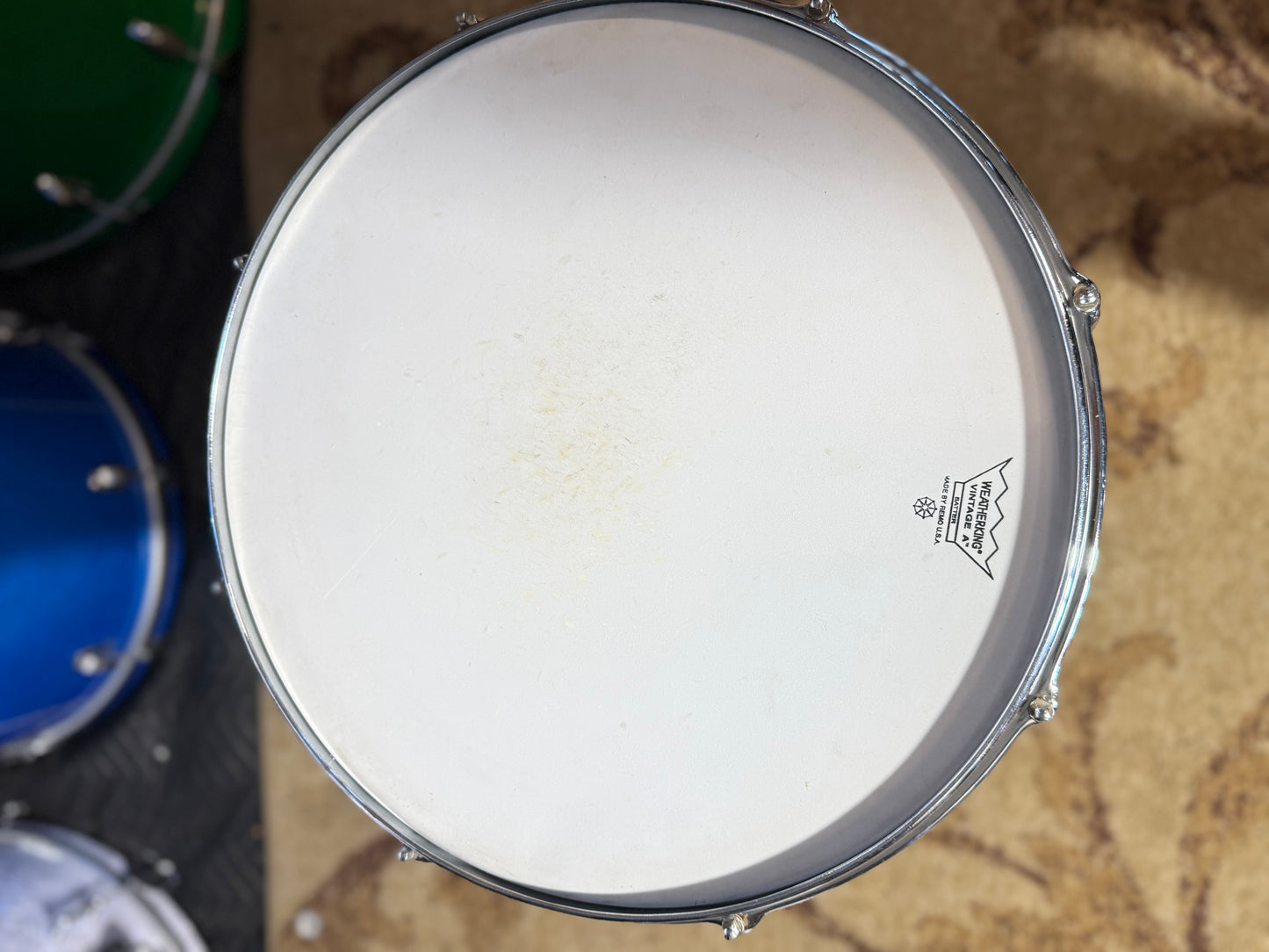 Slingerland Black Diamond Pearl 16x16 Floor Tom - 1960s
