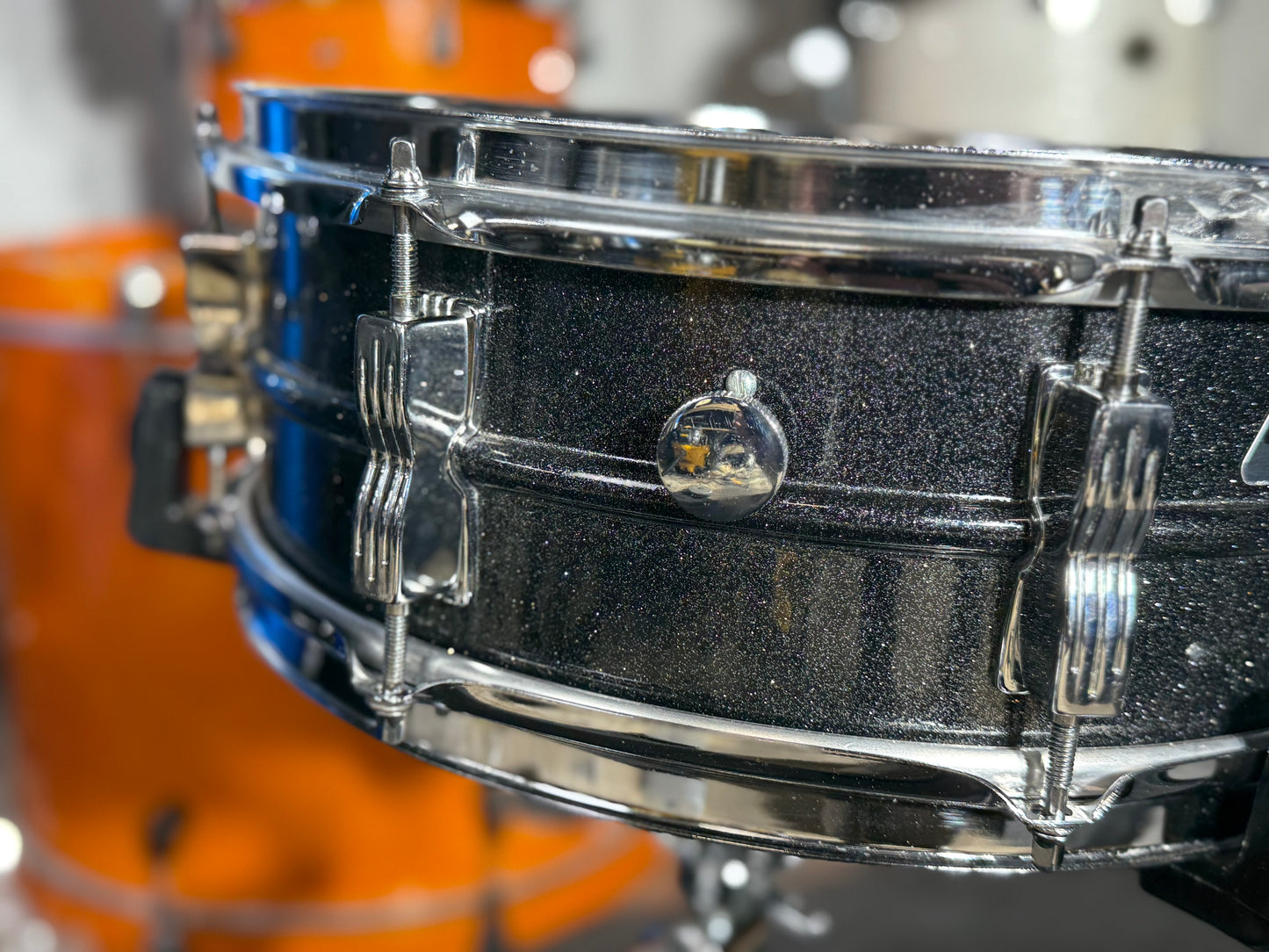 Ludwig Black Galaxy Acrolite 5x14” Snare Drum