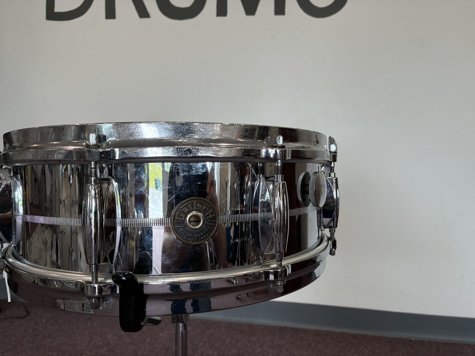 1960s Gretsch Brass Snare Drum - Model 4160 14x5