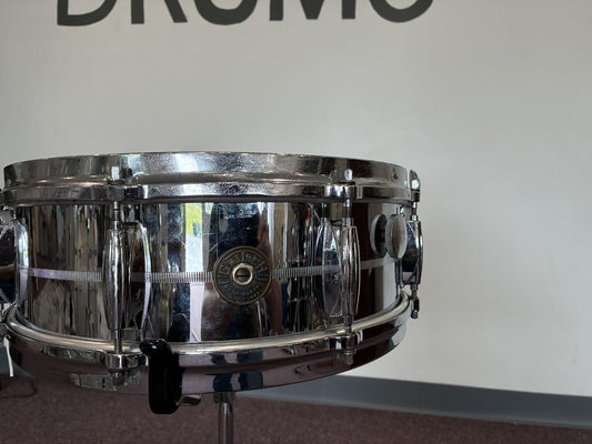 1960s Gretsch Brass Snare Drum - Model 4160 14x5